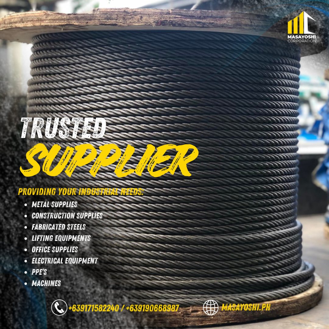 Masayoshi - 🔩 Trusted Supplier of Steel Wire Rope When your project ...