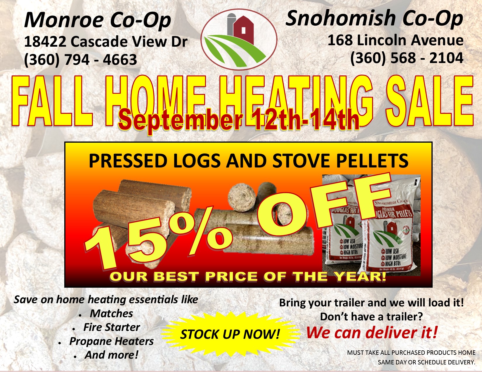 Snohomish - The wait is over! 🏠 Our FALL HEATING SALE is ON! (Sept 12 ...