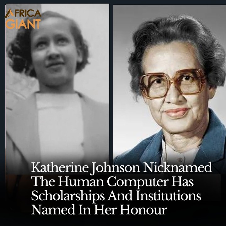 Africa - Katherine Johnson, a true computing pioneer. During her career ...