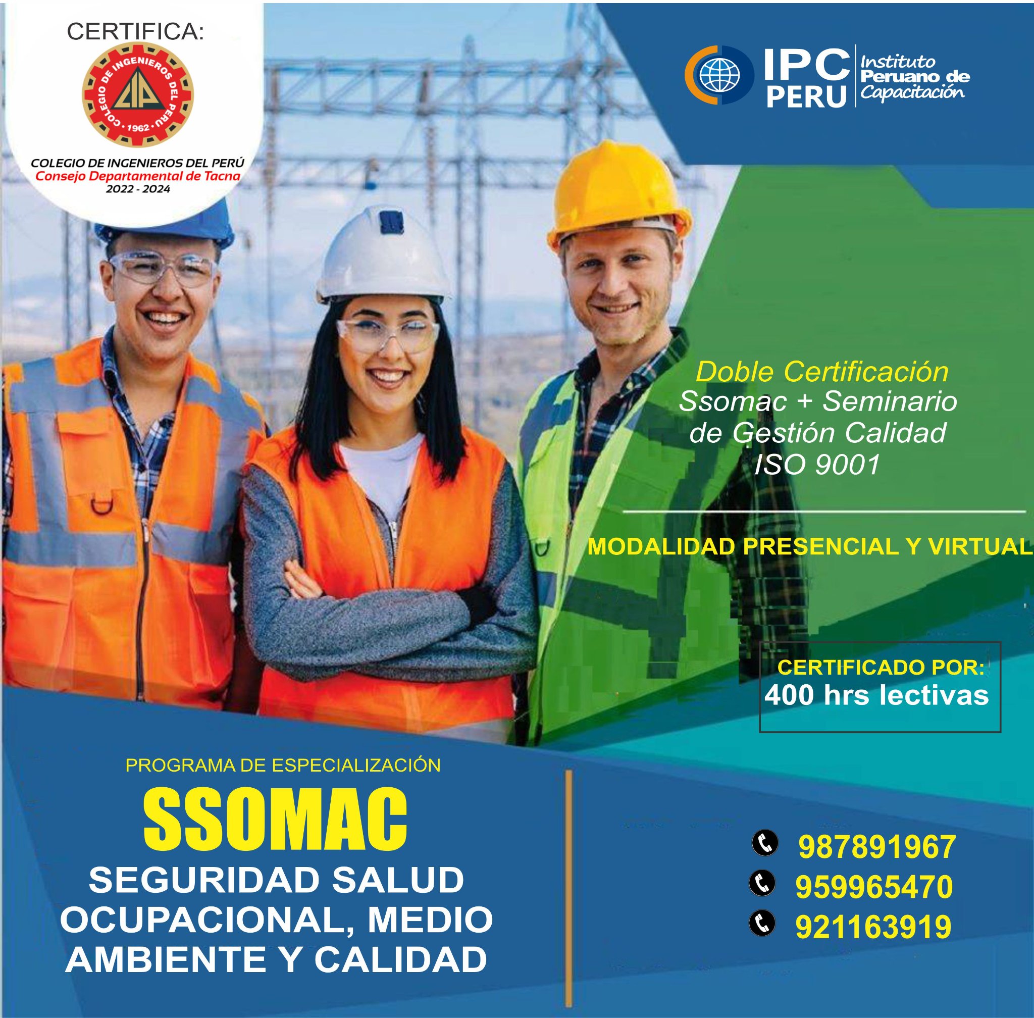 Instituto - DOBLE CERTIFICACION DE ESPECIALIZACIÓN Y SEMINARIO EN ILO 🙋 ...