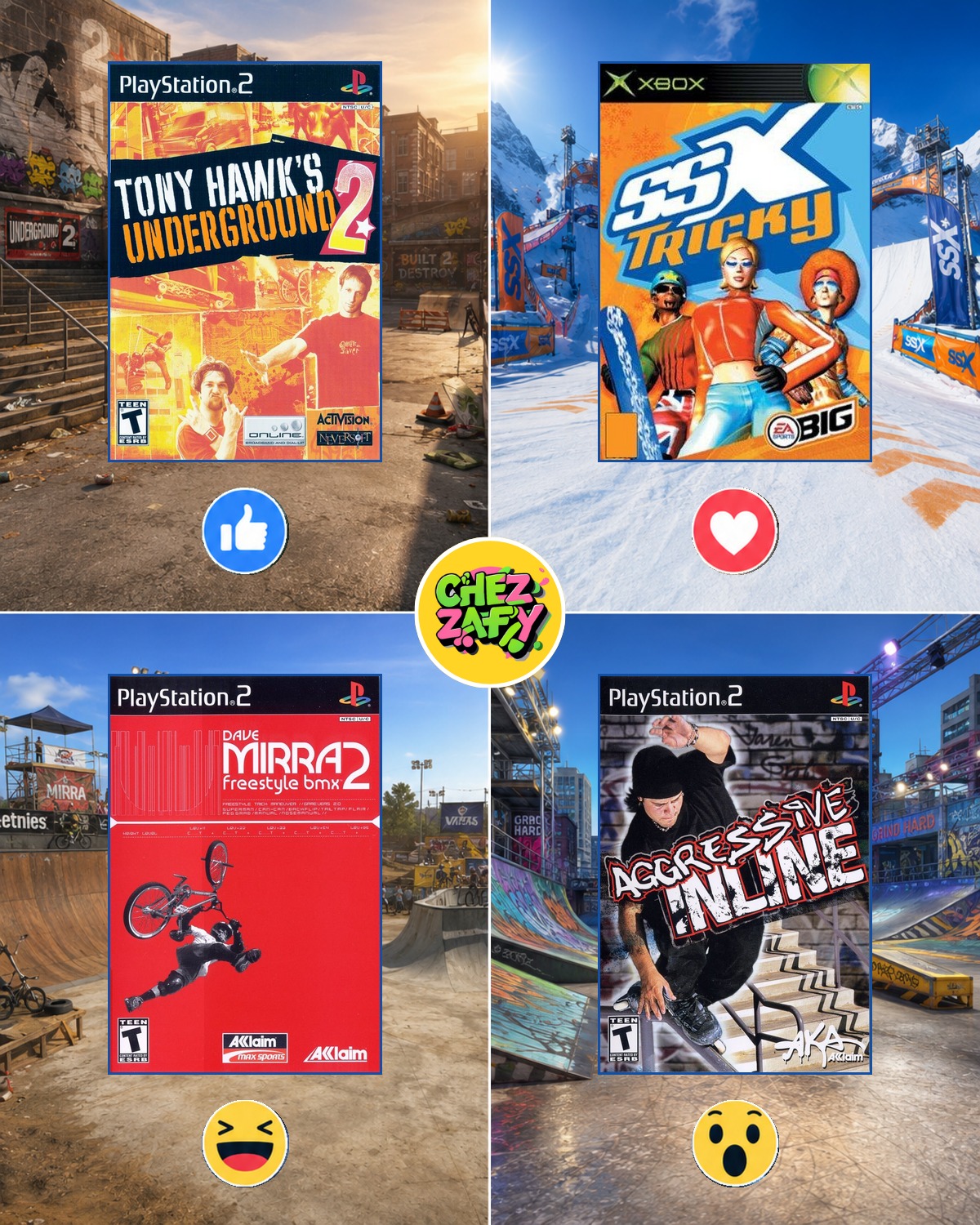 Extreme Sports Classics 🔥 Four iconic extreme sports games that