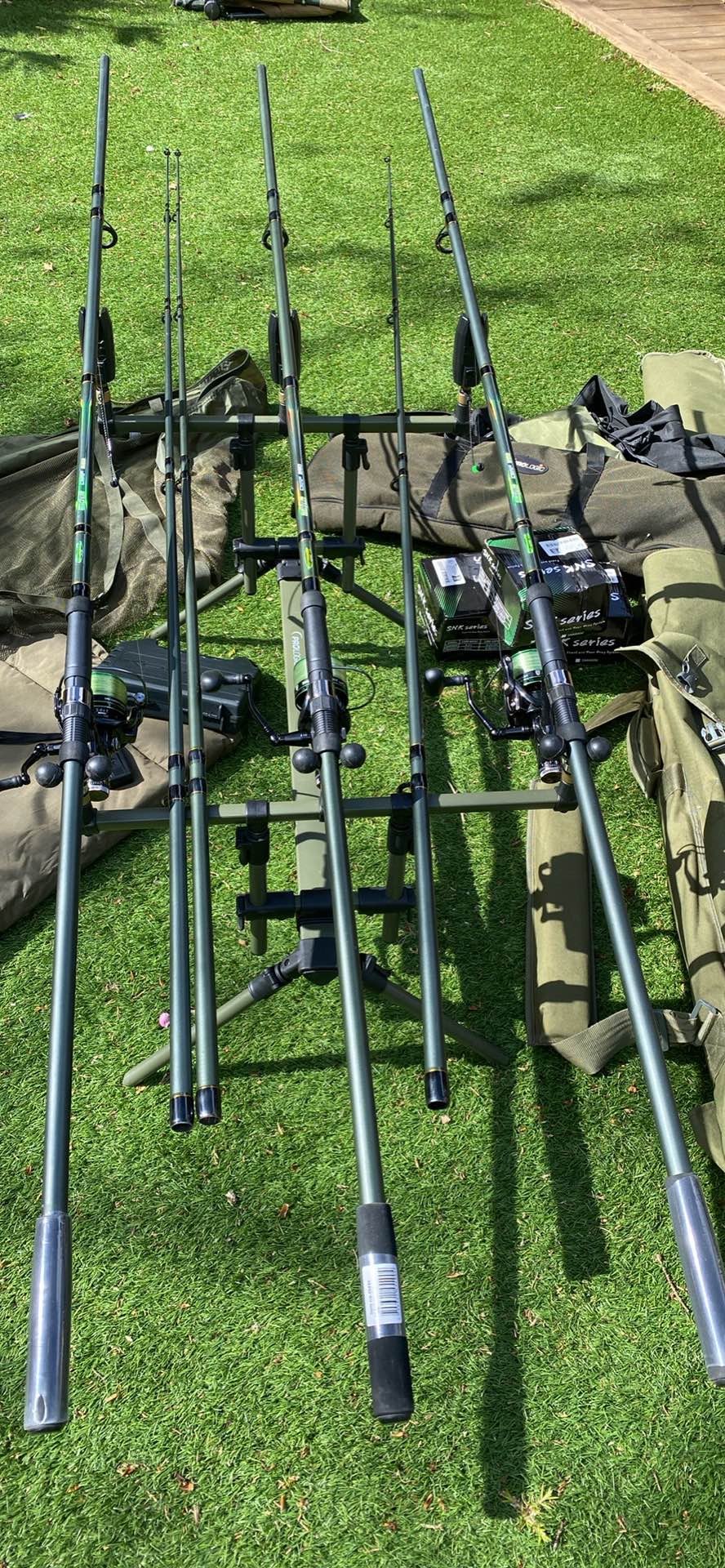 Fishing 3 rod carp set up bundle - Fishing - Bexley, Bexley, United ...