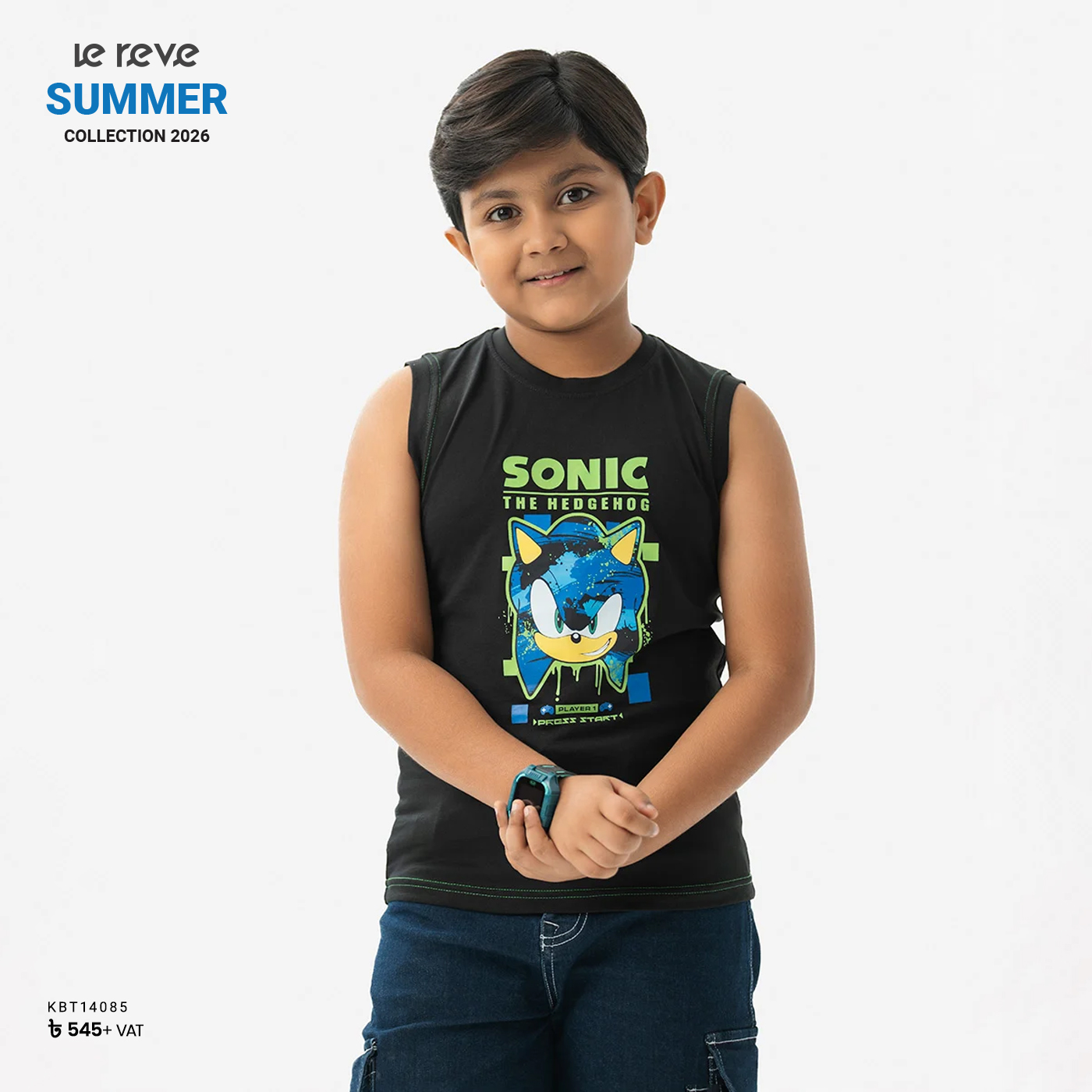 Sleeveless comfort for sunny playdays. Shop Online : tinyurl.com