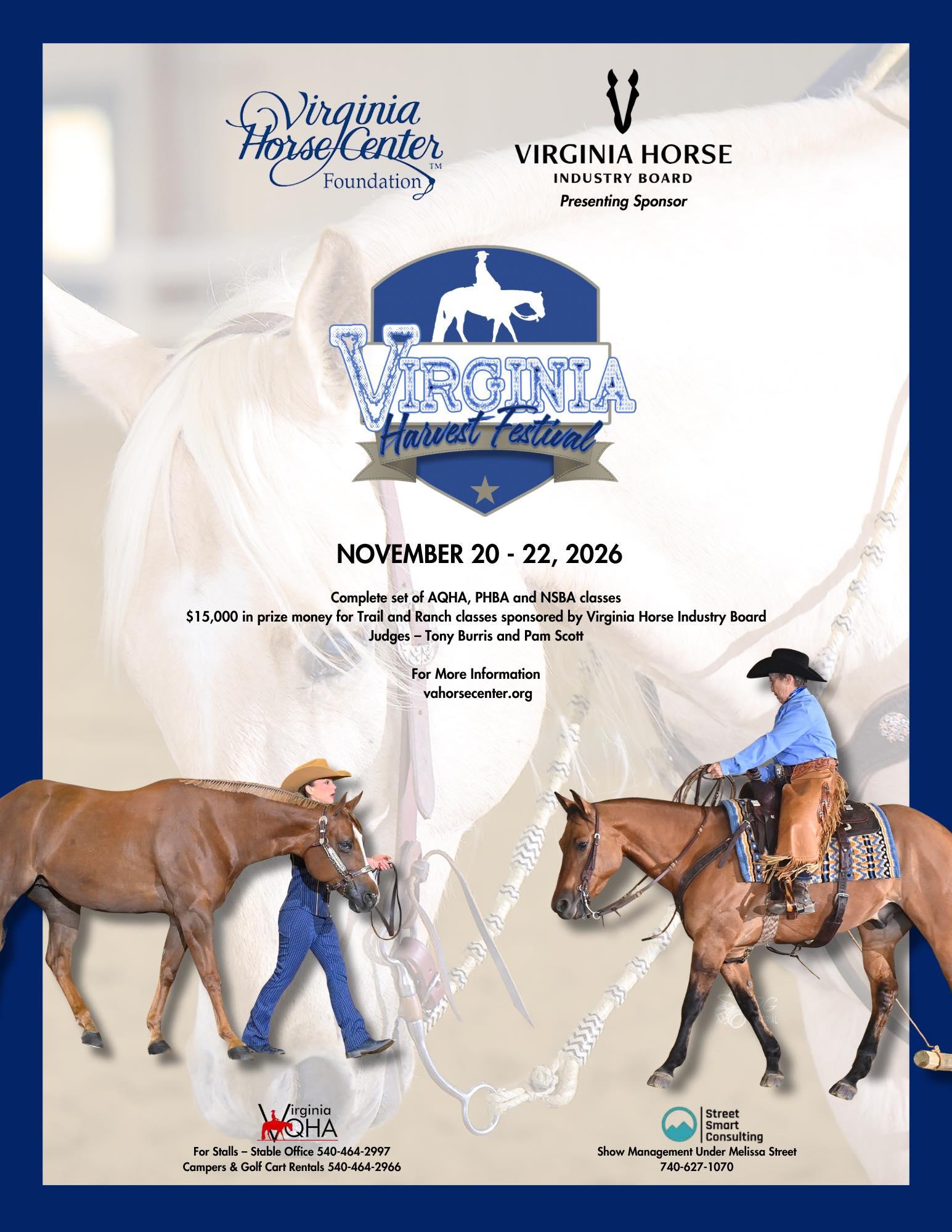 Virginia - Mark your calendars for the 2026 Virginia Harvest