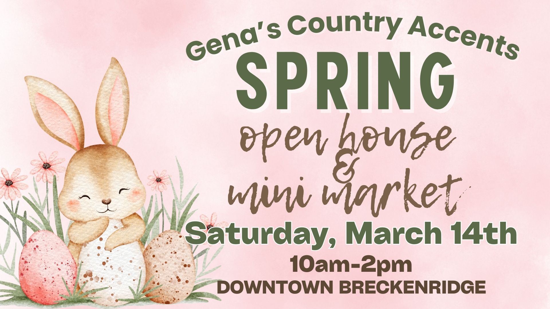 Gena's Country Accents - Spring Open House - Saturday, March 14th 10am ...