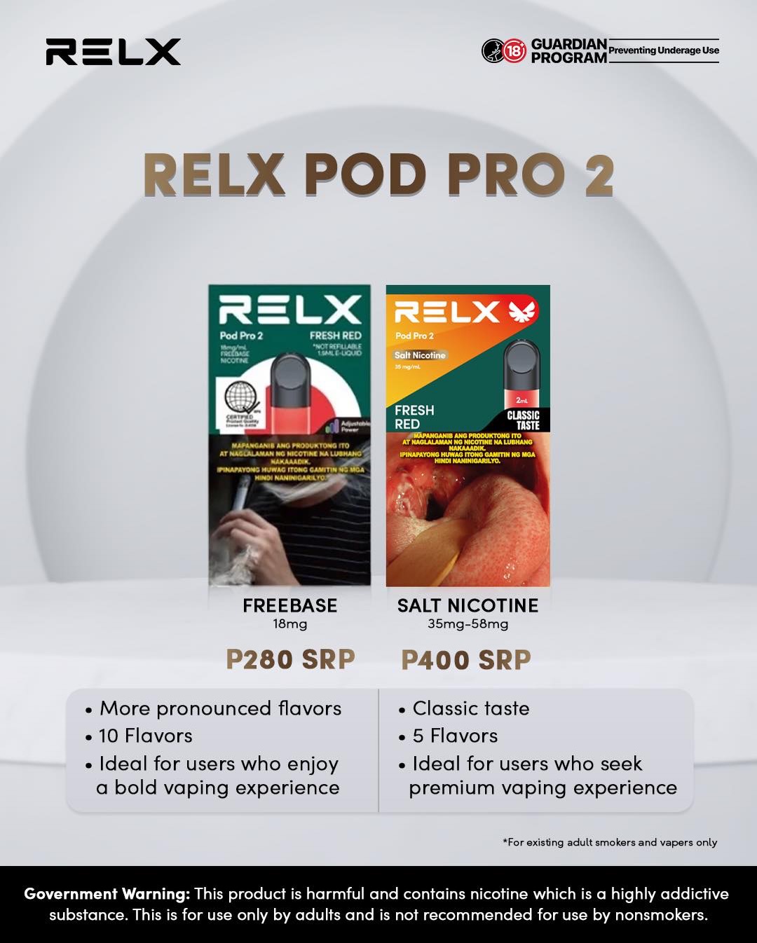 relx pod pro 2 philippines It's back! The classic flavor you've all been asking for — now available in select stores. Salt Nic formulation for only ₱400. Visit your nearest RELX Store today! Flavor:Mango Pineapple Profile:Tropical Fruit Buy Wholesale Pax 2