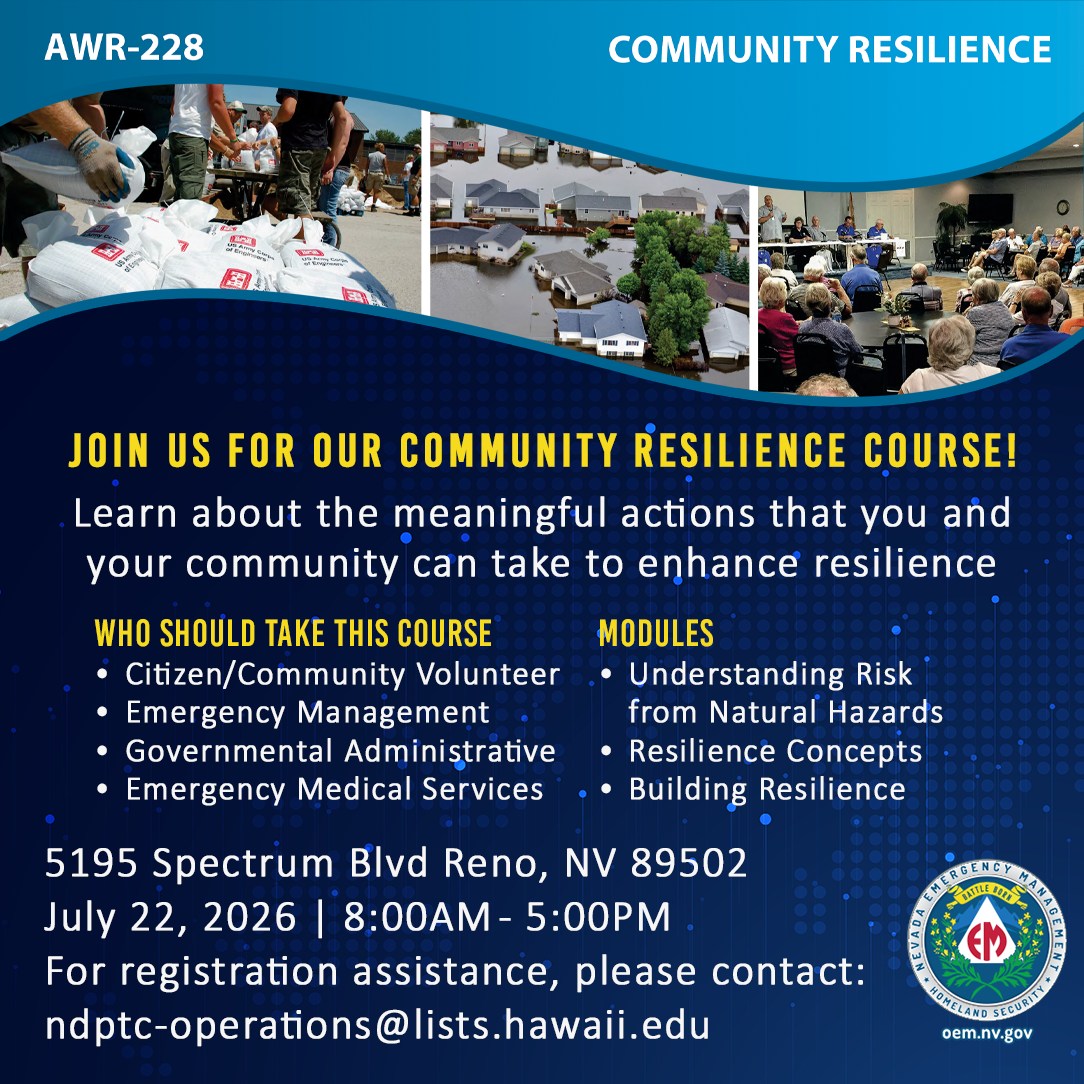 Want to help make your community more resilient? You're invited to