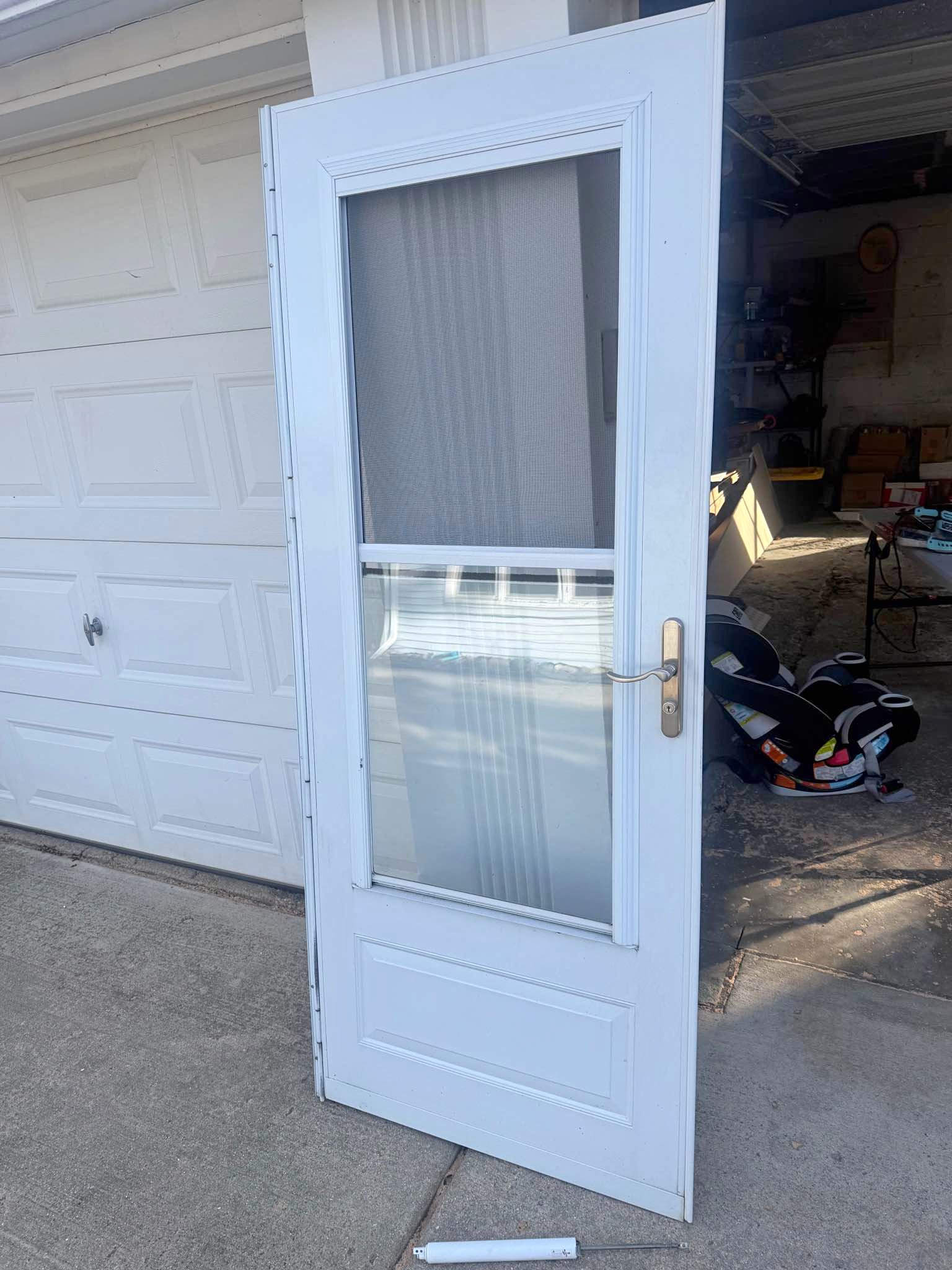 Storm Door 32x80 with Glass/screen - Miscellaneous - Plymouth, Michigan