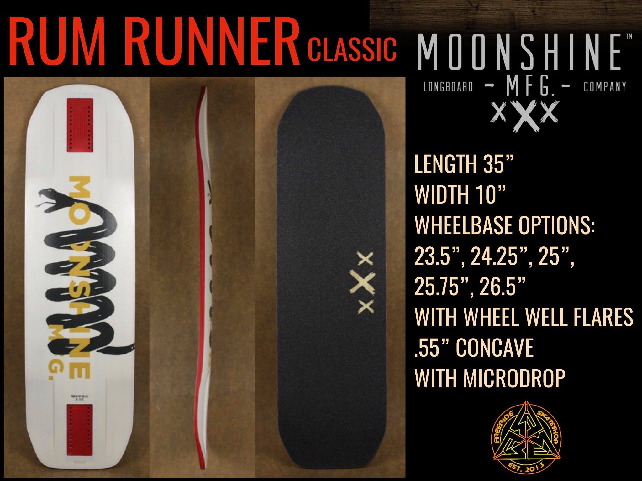 Freeride - The Moonshine Rum Runner is a very sleek board. it is a