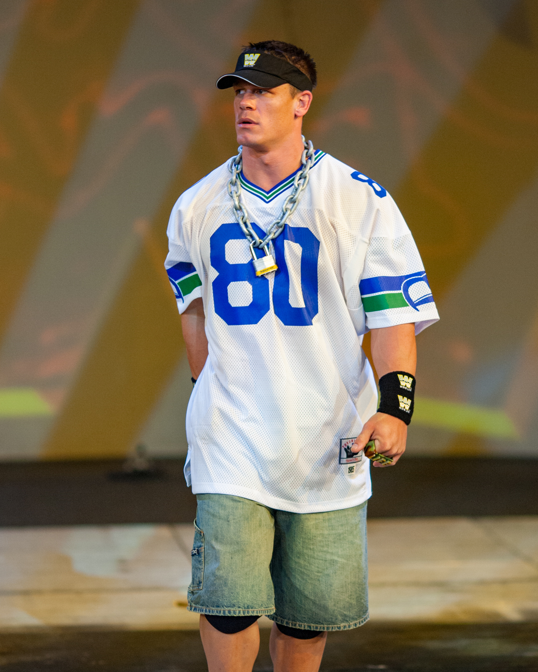 ceena jersey dress John Cena honored by Seattle Seahawks primary-material:Ramie