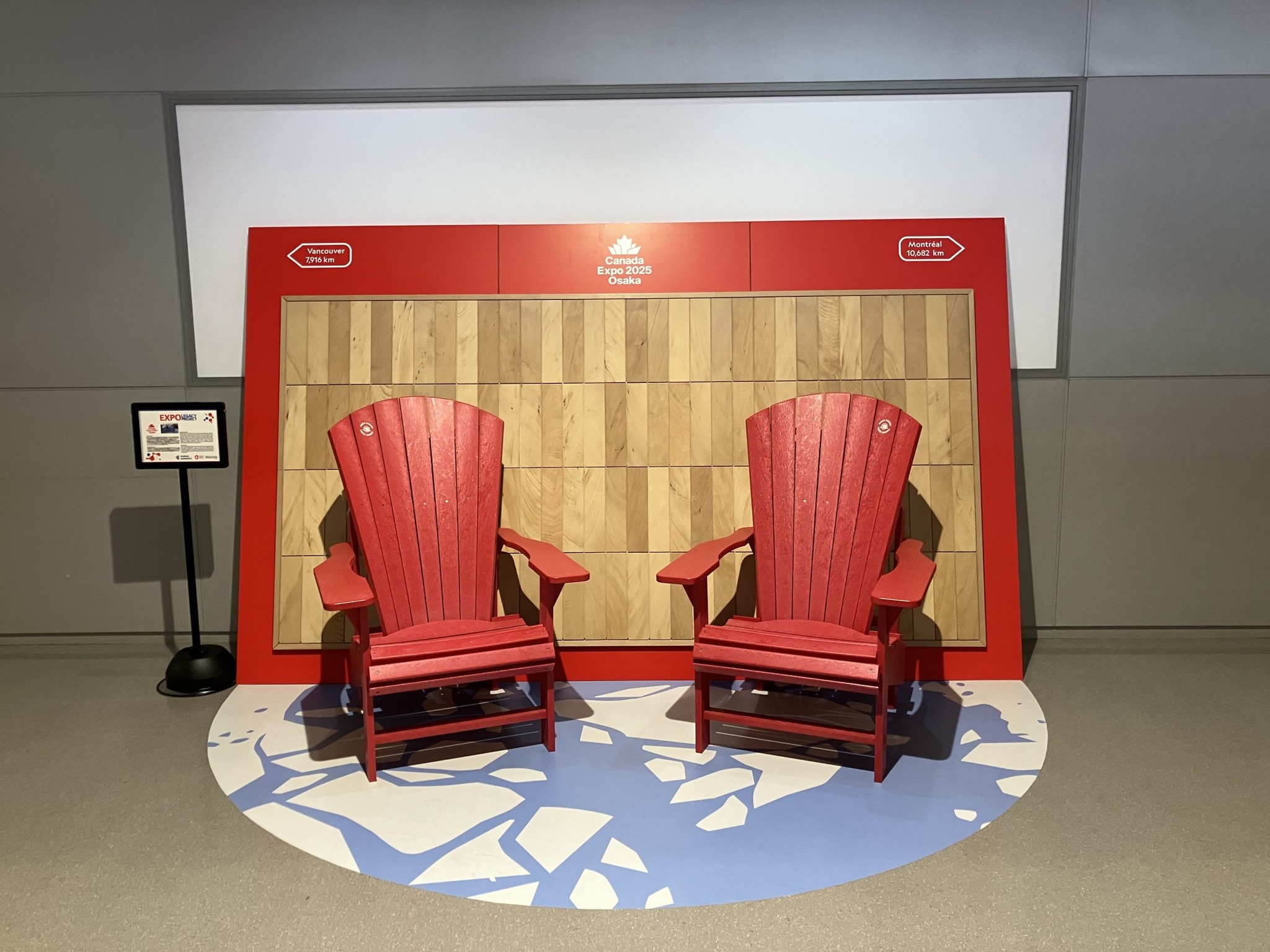 KIX✈ カナダパビリオンの展示物が登場！🍁】 2025年大阪・関西万博