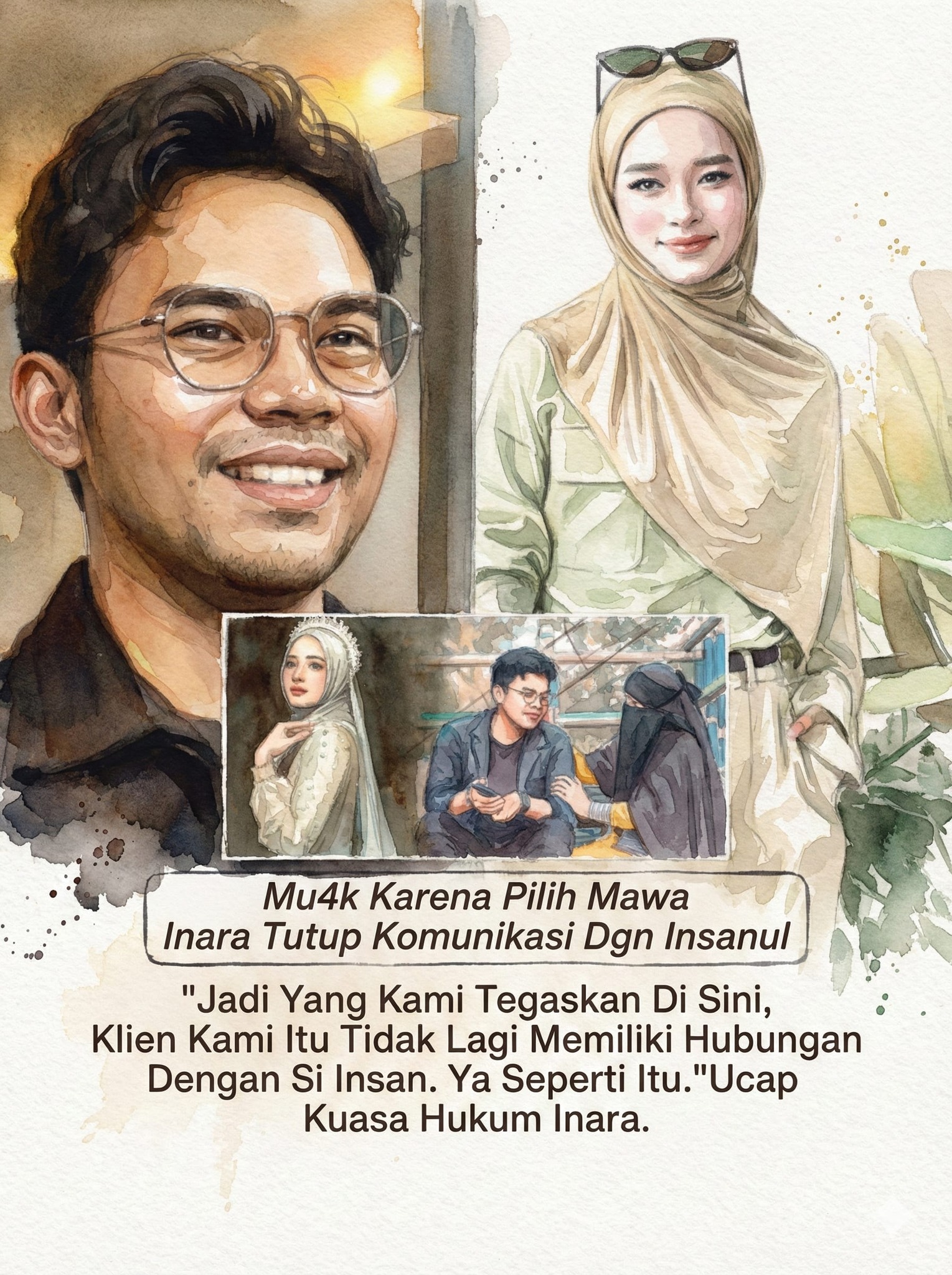 Rahasia - Setelah badai K4sus yang panjang dan melelahkan, Inara Rusli ...