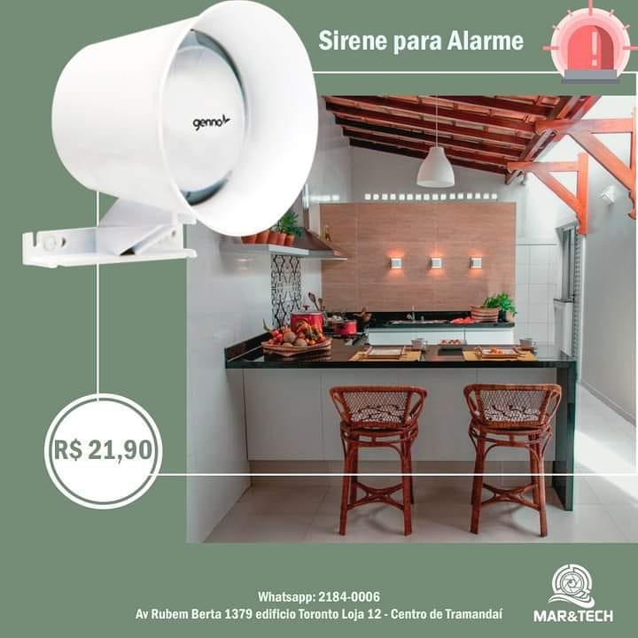MareTech - 🔸️ Sirene para Alarme que produz som de alta... | Facebook