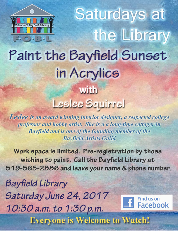 Paint the sunset... - Bayfield & Area Chamber of Commerce | Facebook
