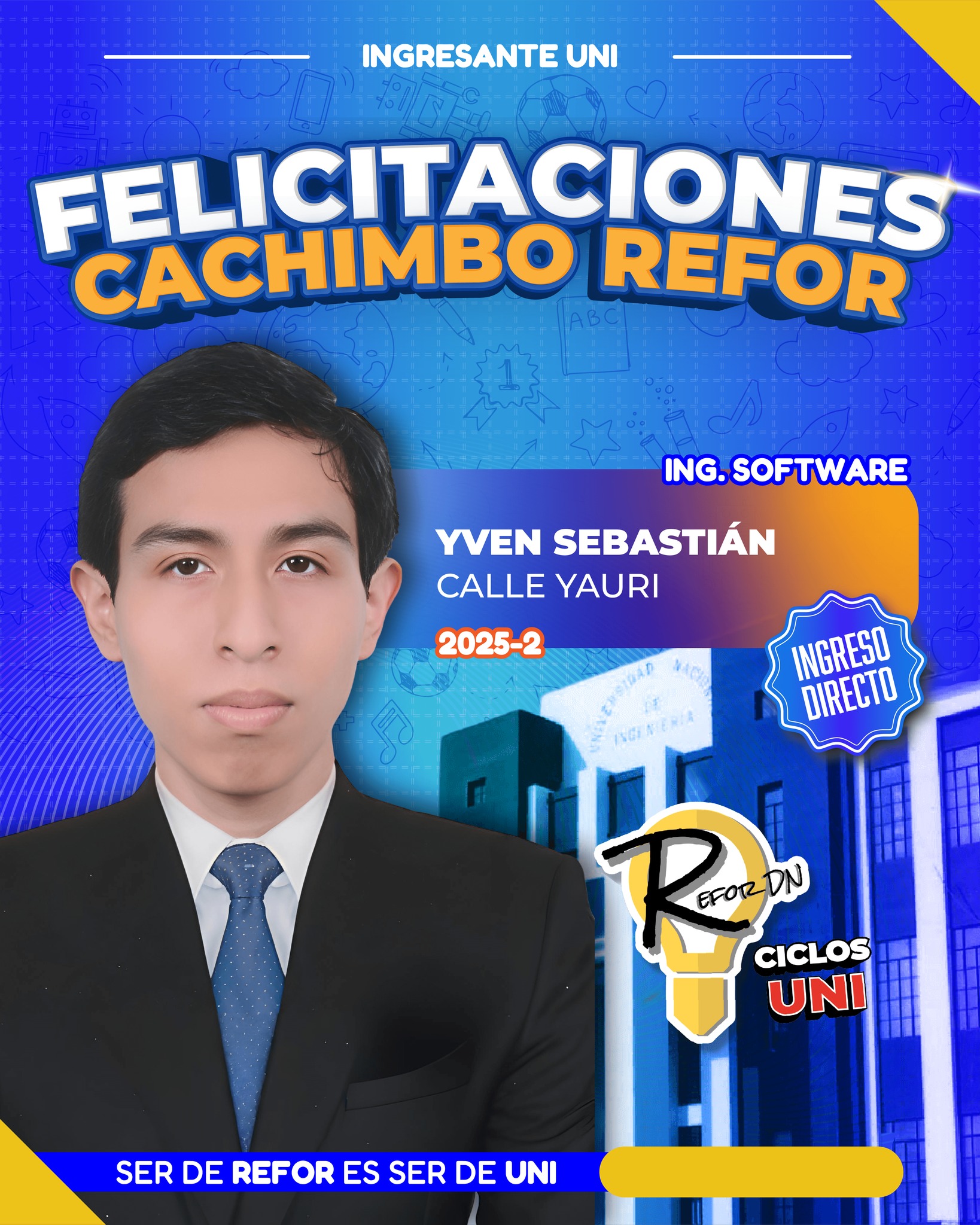 Refuerzo - 🎓 ¡ORGULLO REFOR! 🎓 👏 ¡Felicidades, Cachimbo Refor! YVEN ...