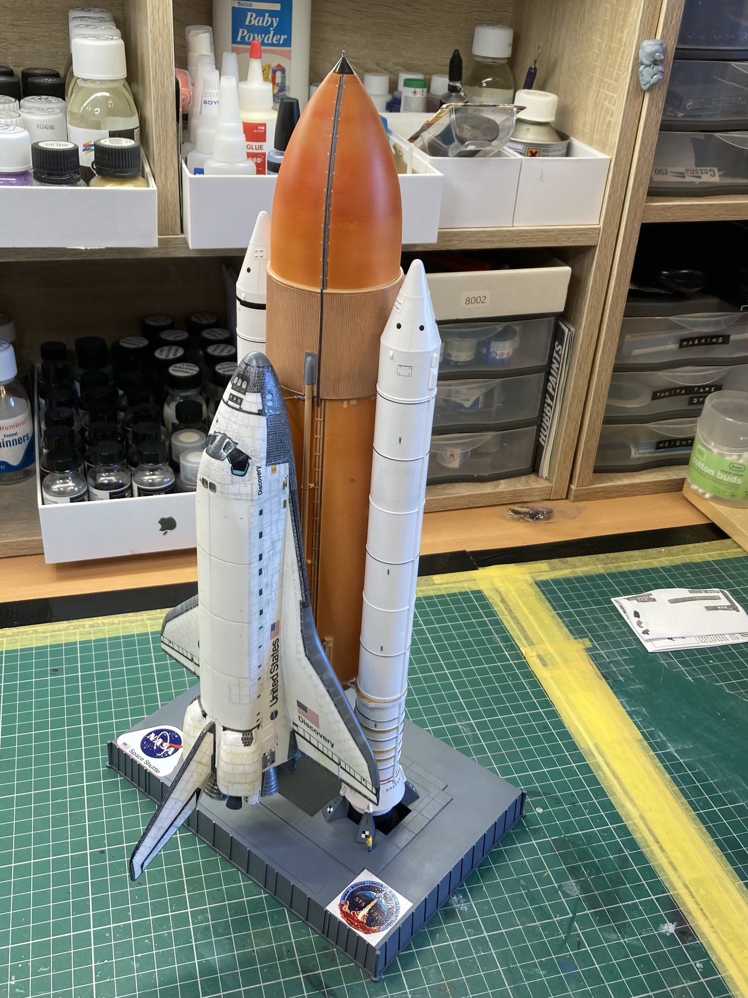 A spectacular space build! “Just finished my Airfix 1:144 Space