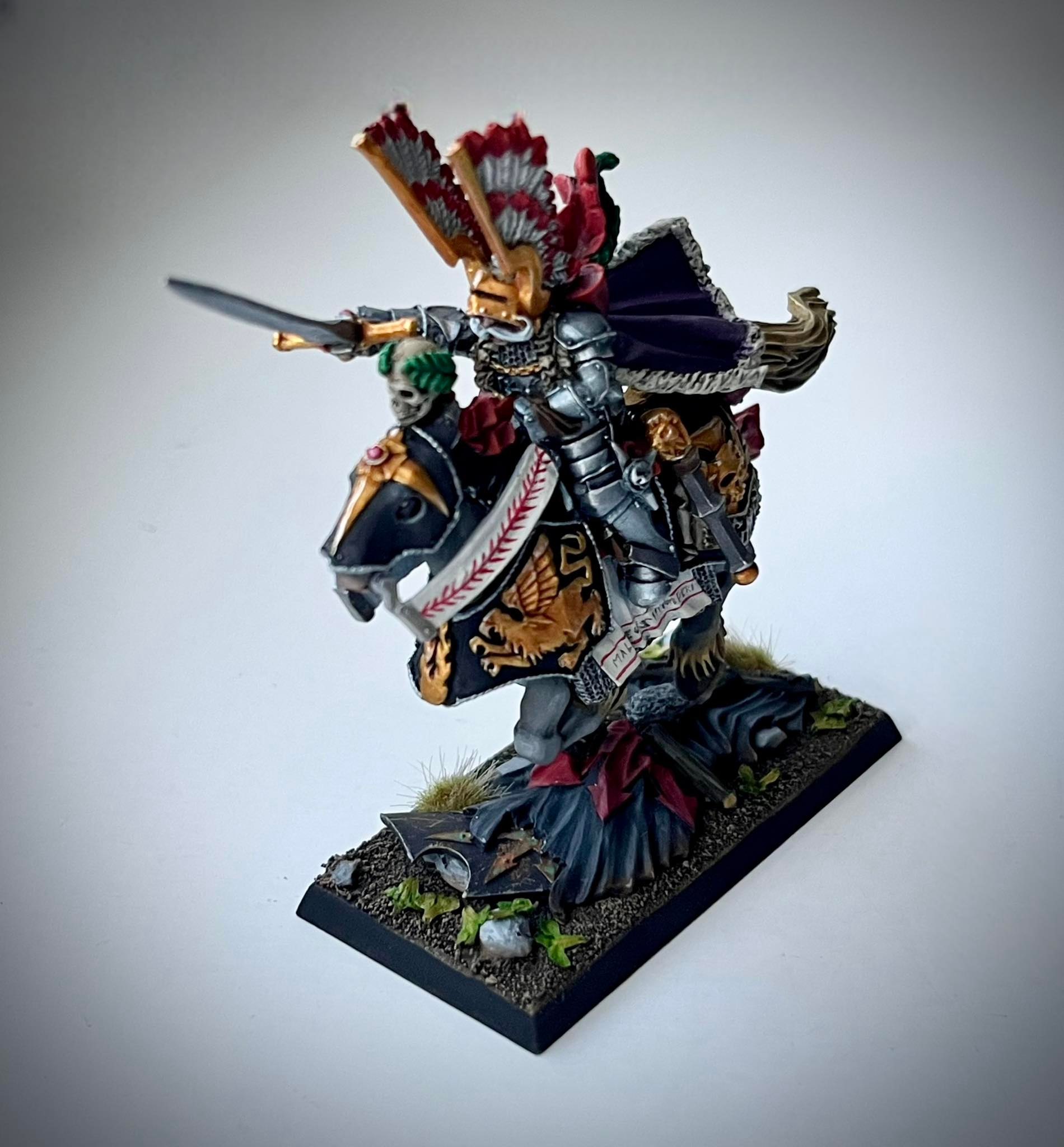 Completed the Kurt Helborg commission for Warhammer: The Old World 