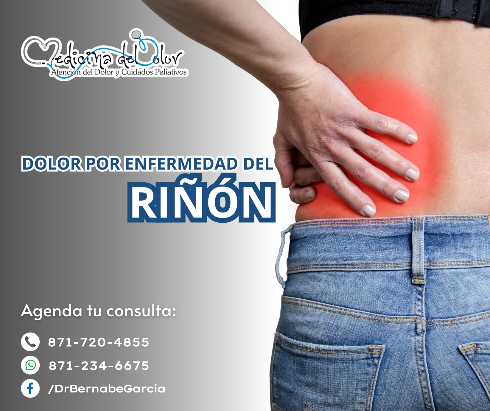 Dr. - 🩺 Dolor por enfermedad del riñón El dolor renal puede ser señal ...