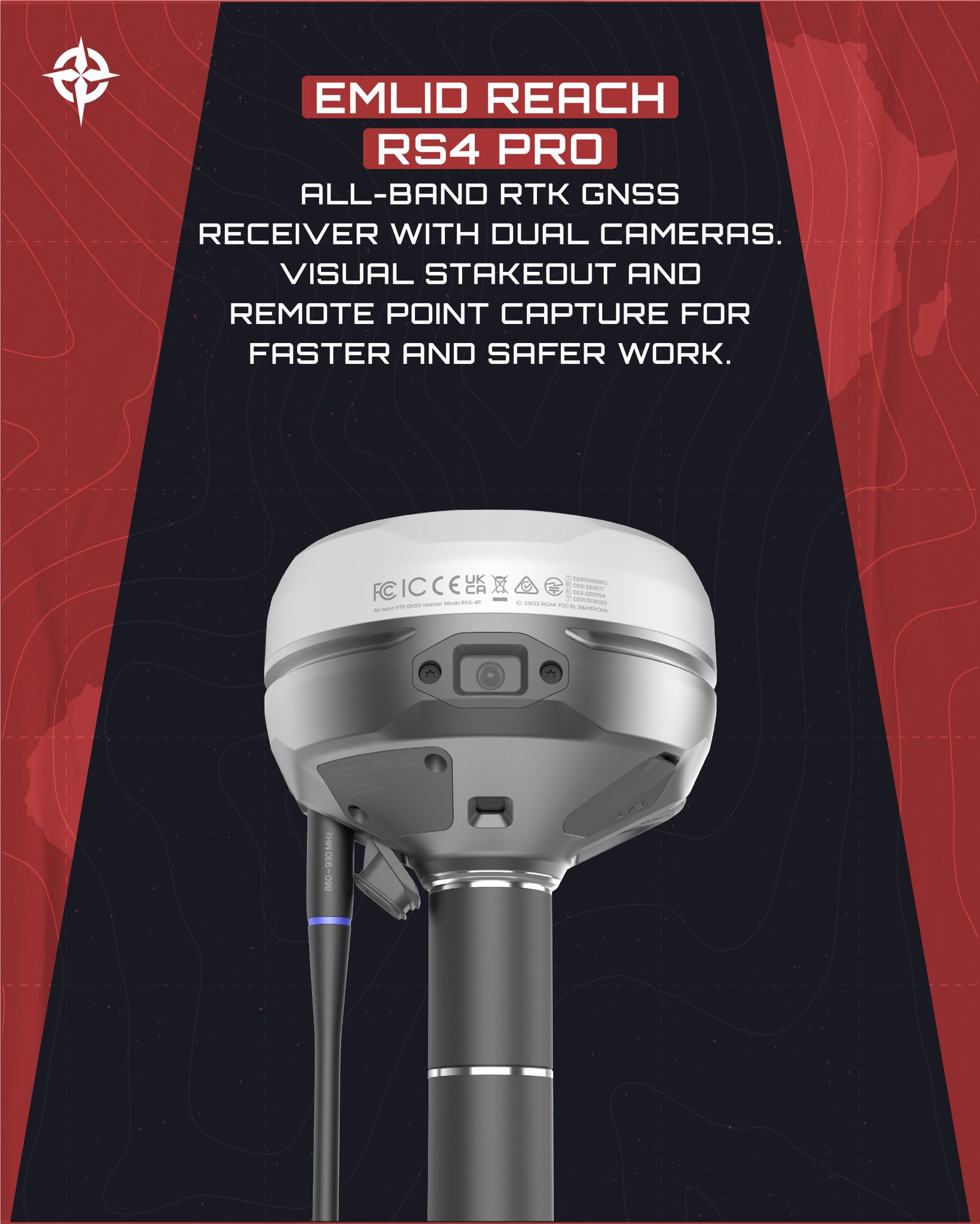 SOM - Visual stakeout. Remote point capture. All-band RTK GNSS. The ...