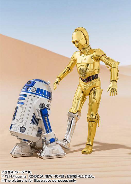 12日夕方削除！S.H.フィギュアーツ R2-D2 C3-PO S.H. Figuarts R2D2 and C3PO revealed