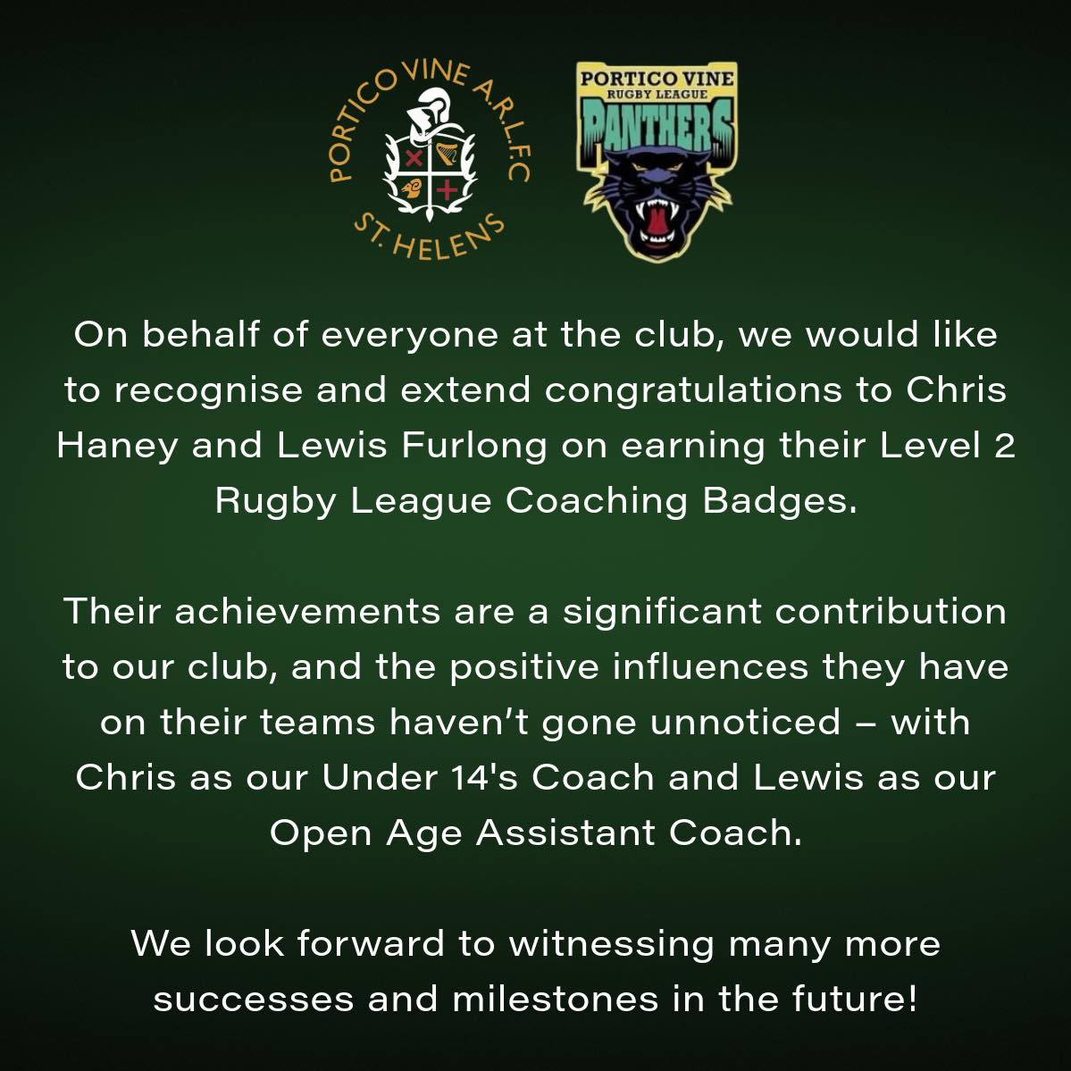 Portico Vine ARLFC Open Age