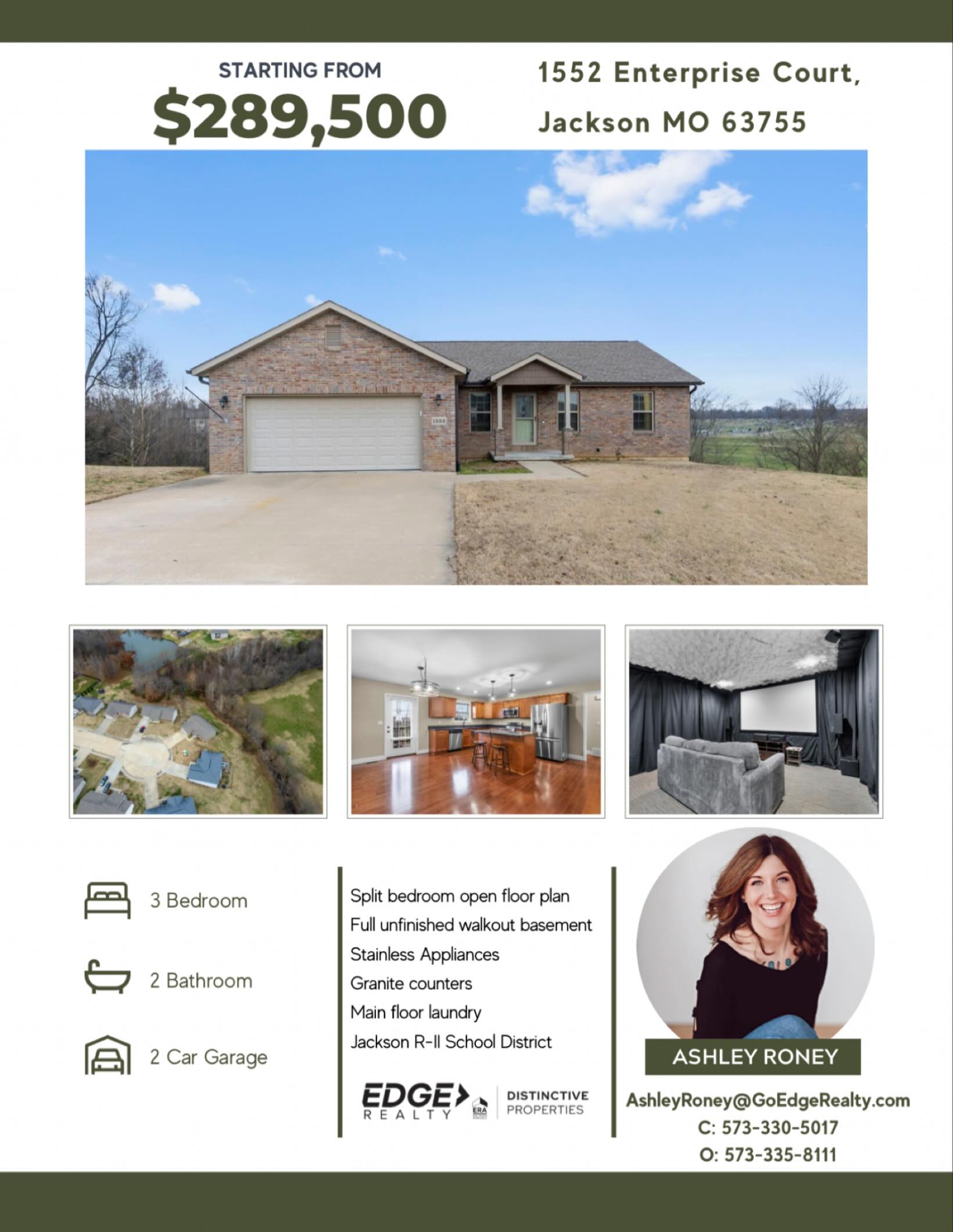 Ashley Roney, Realtor with Edge Realty | Cape Girardeau MO