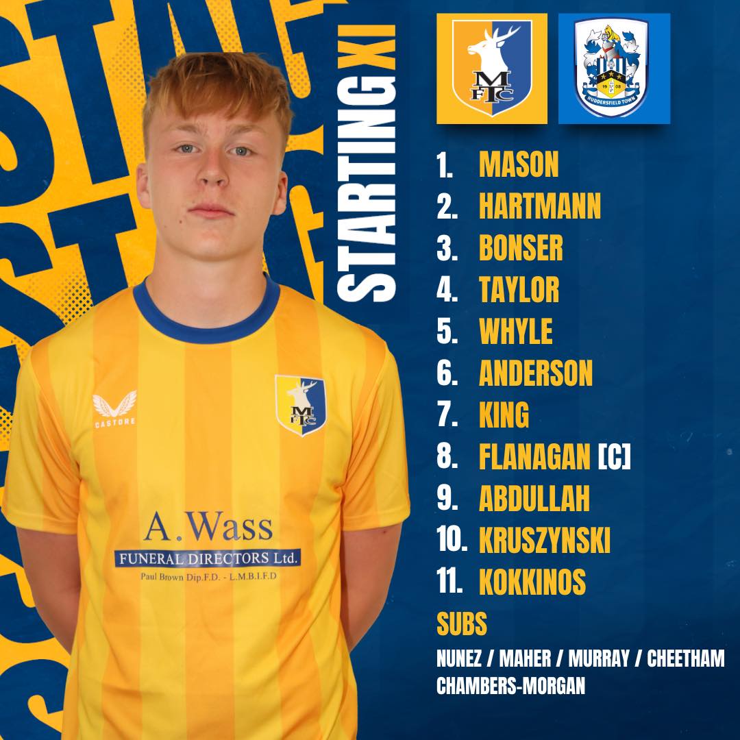 STARTING XI Your #Staggies side to take on Peterhead in our first