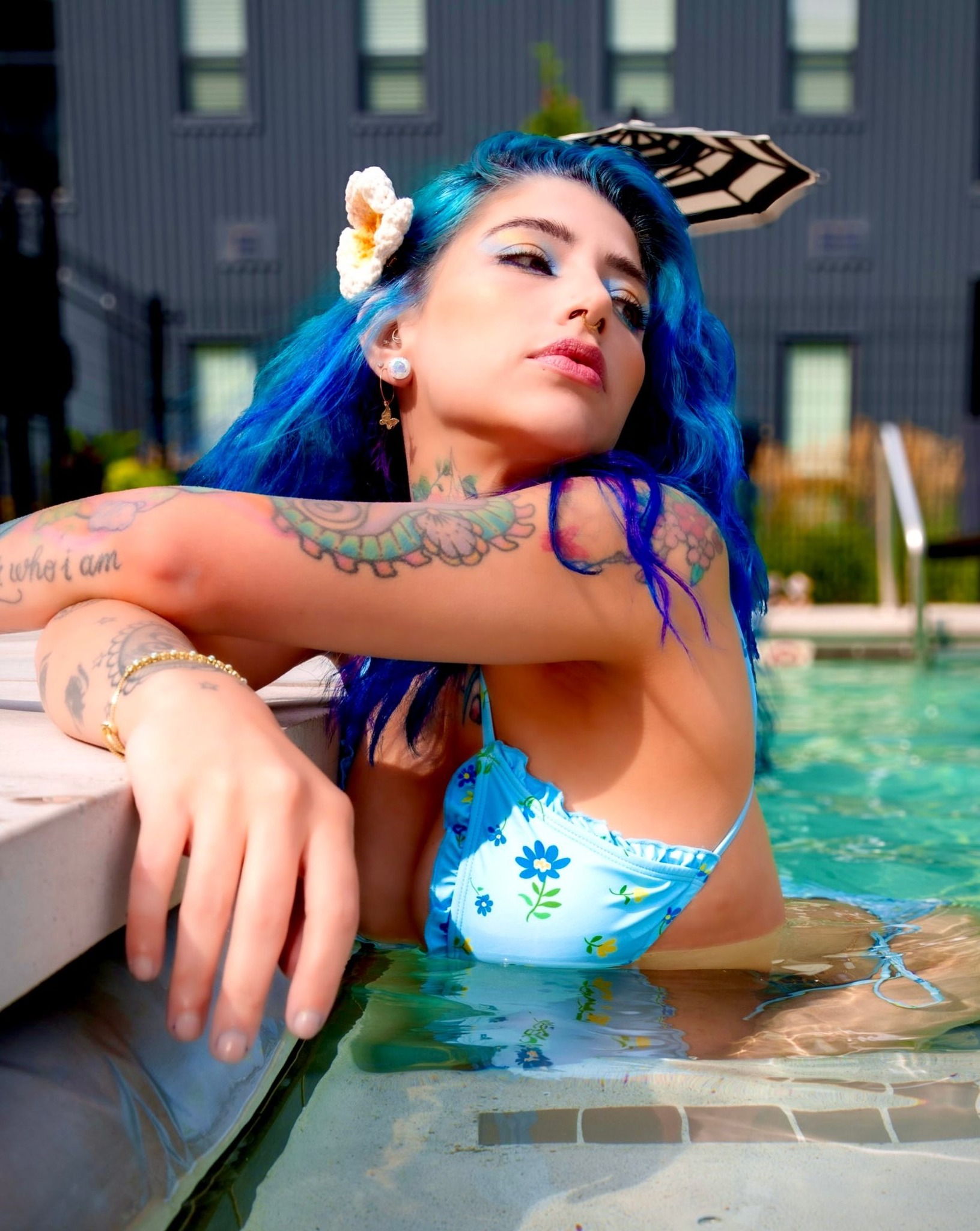 alea_victoria_ STUNS in Purple AF, Aquamarine, and Poseidon