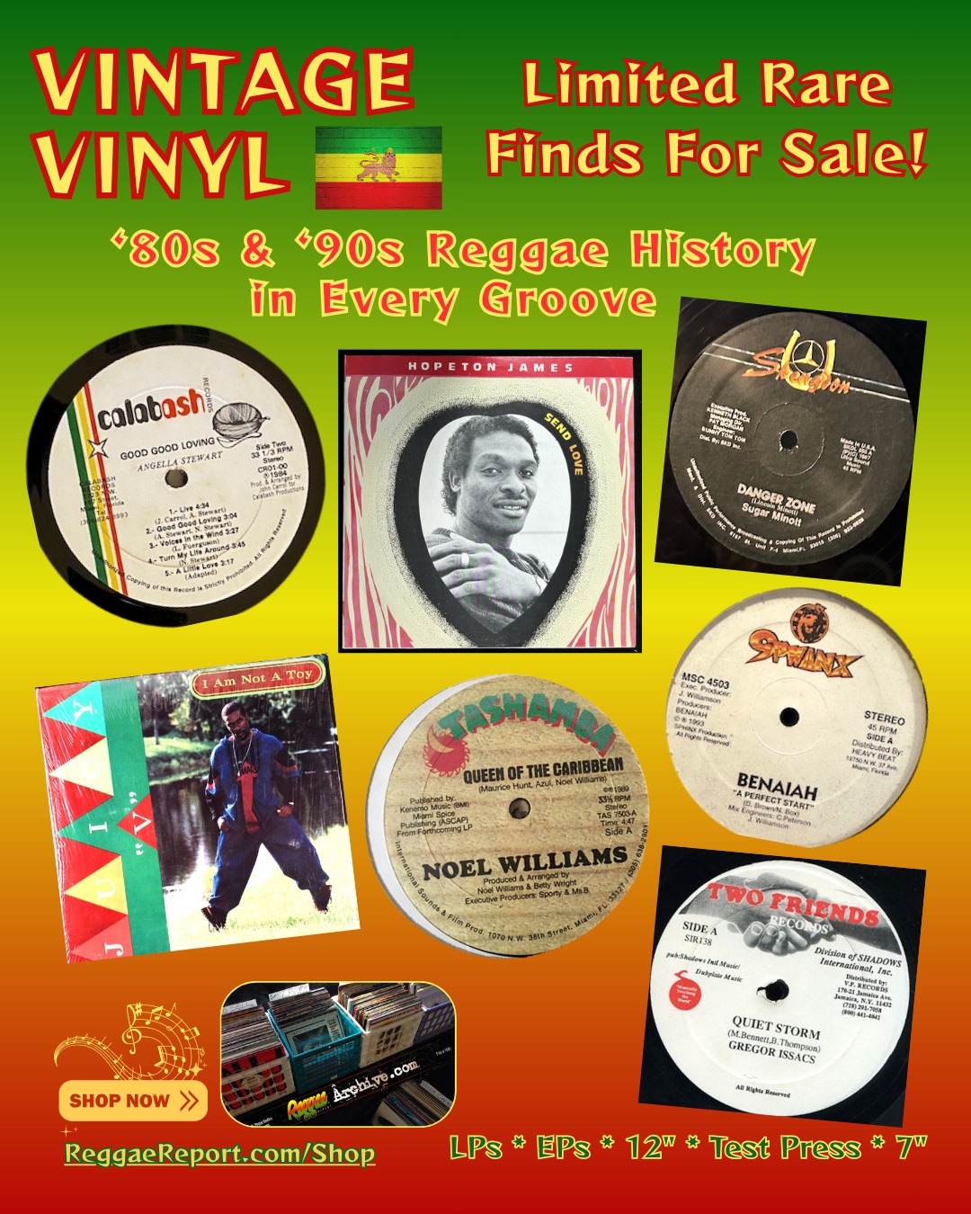 Reggae - MORE from the Reggae Report Archive... Vintage Vinyl that ...