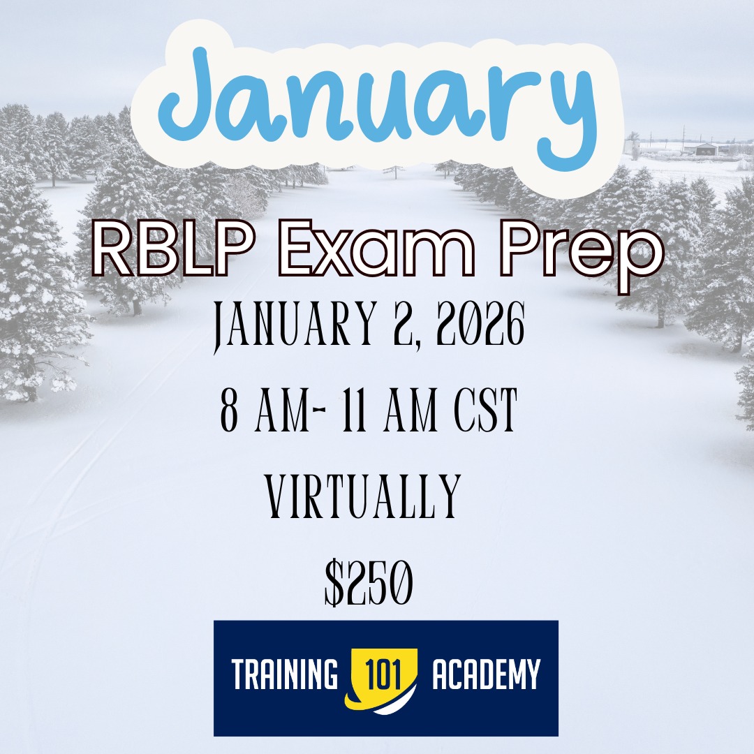 Training - Kick off 2026 with RBLP Exam Prep — now 29% off! Join us ...