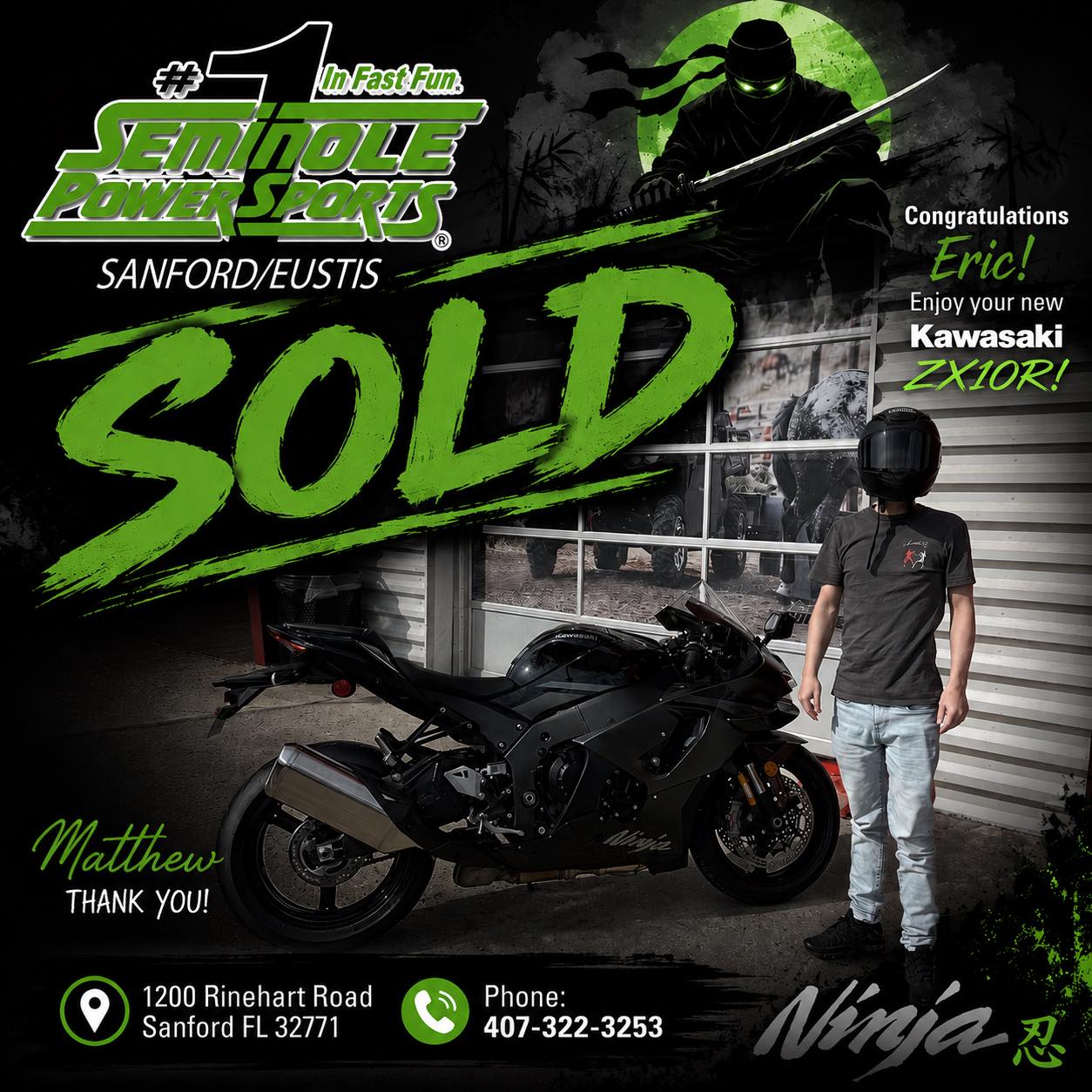 とん 🥷🟢 SOLD! SOLD! SOLD! 🟢🥷 Congratulations to Eric on picking up