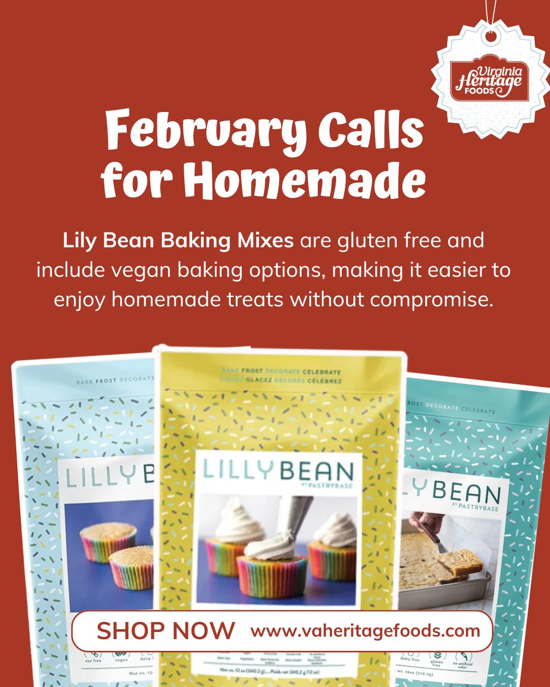 February is made for baking.... - Virginia Heritage Foods | Facebook