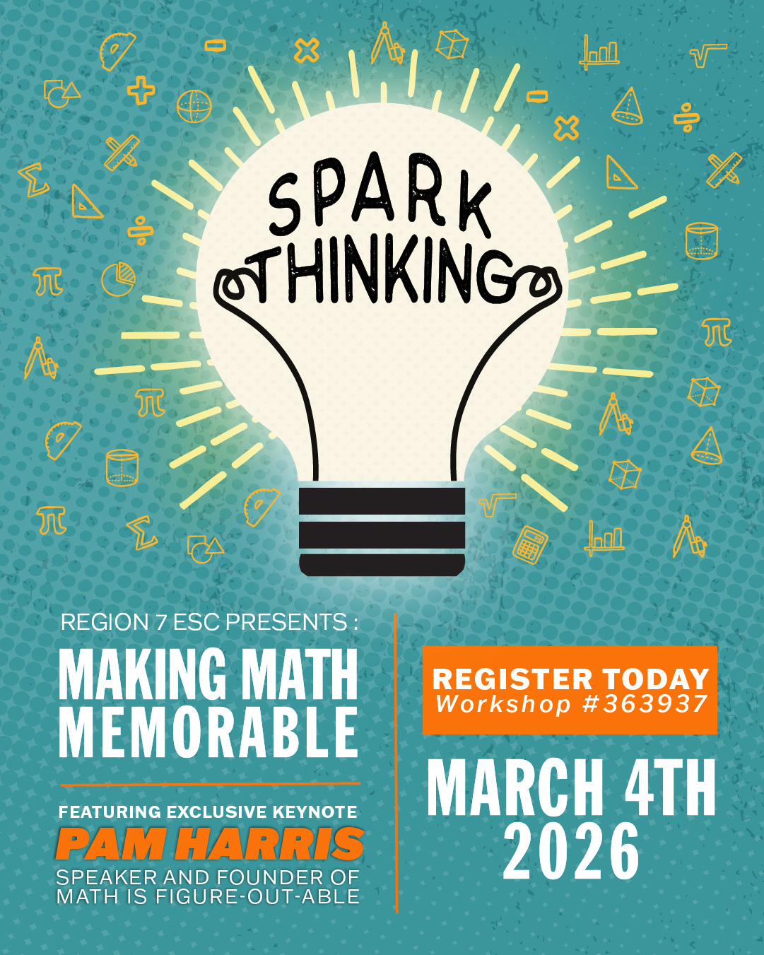 Region 7 ESC - 💡 Making Math Memorable: Spark Thinking to... | Facebook
