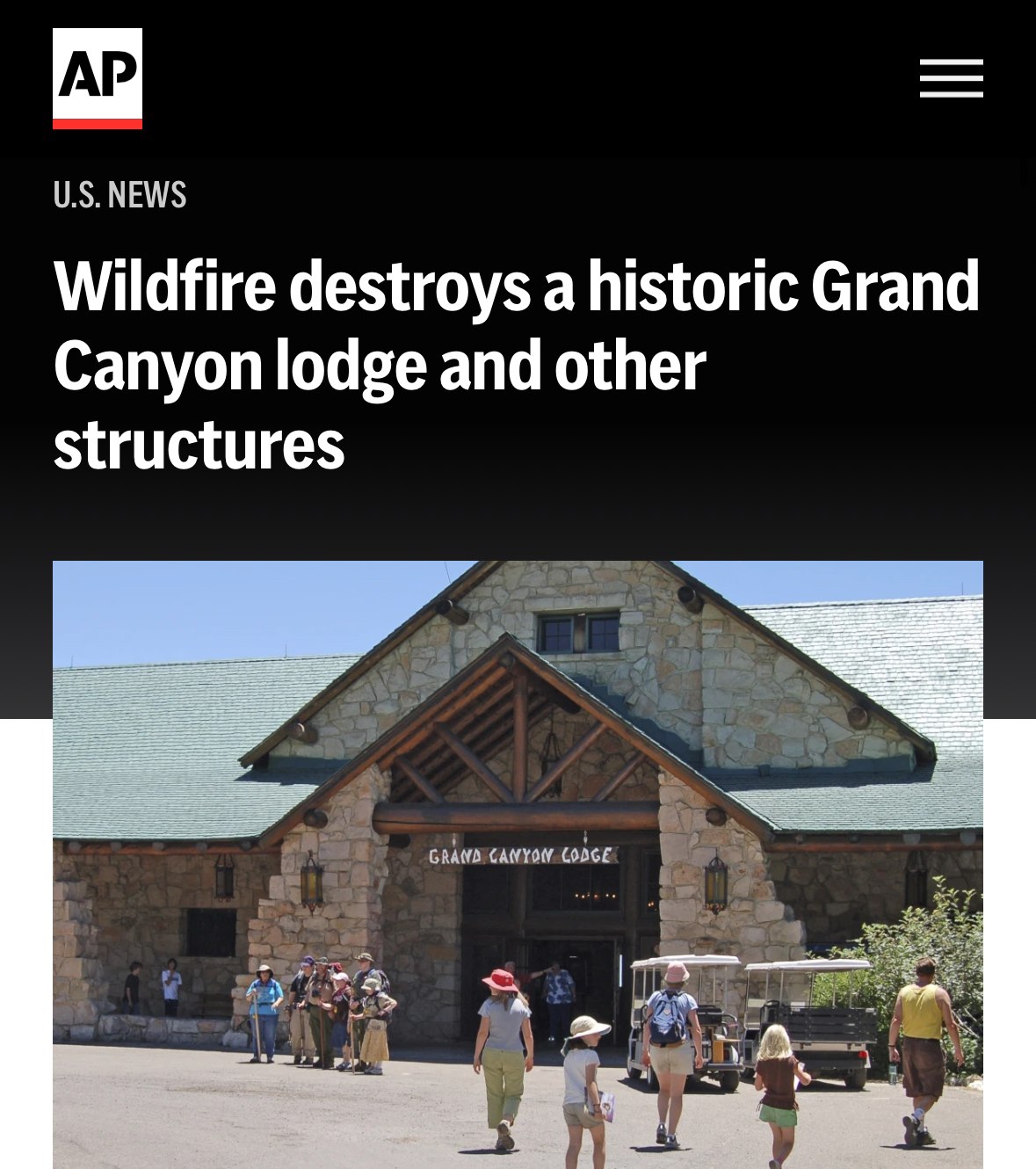 Senator - This is such a devastating loss for the park and community ...