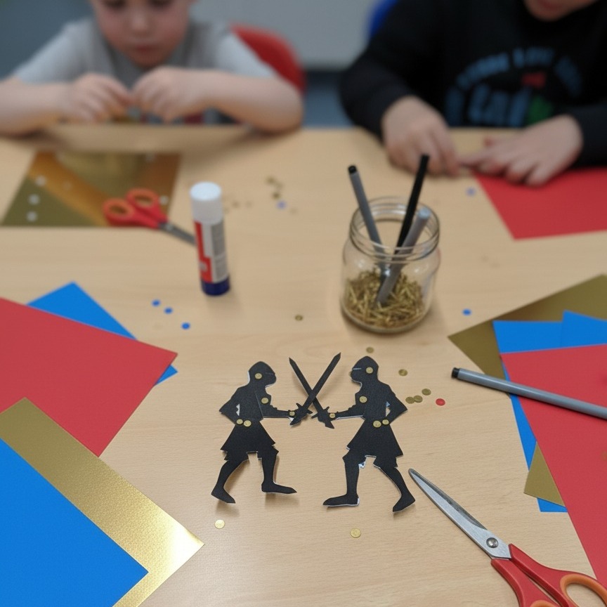 North - ⚔ Half-Term Kids Workshop: Make a Battling Knight Puppet! ⚔ Get ...
