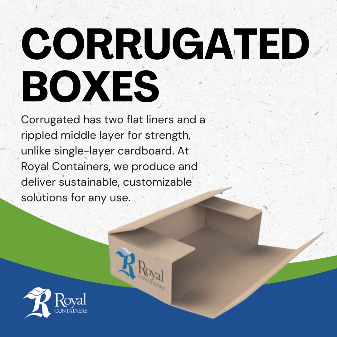 Unlike single-layer cardboard,... - Royal Containers | Facebook
