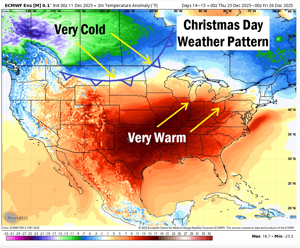 The early weather outlook shows... - Meteorologist Ross Ellet | Facebook