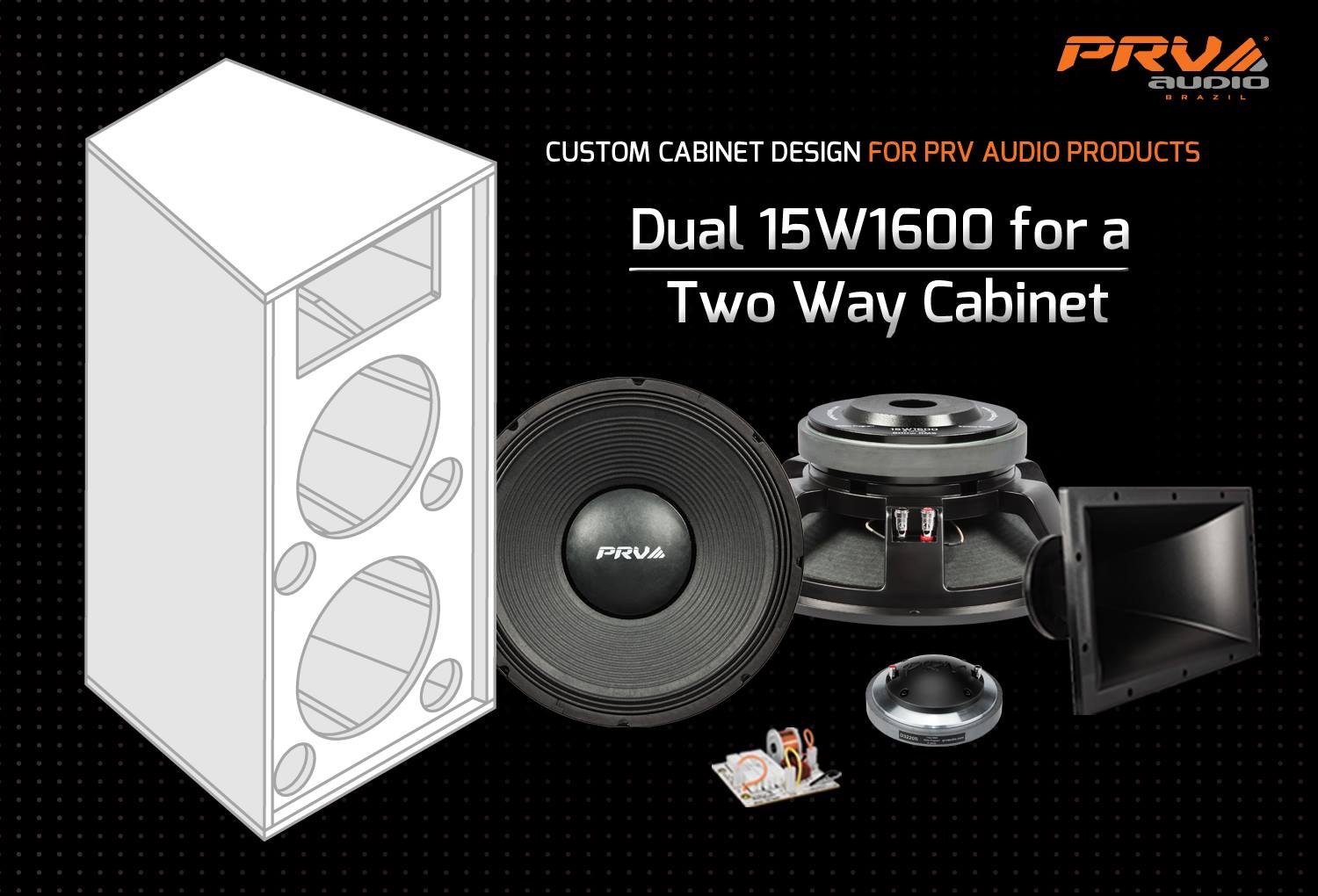 PRV Audio 2DF800 Two-Way Crossover – 12 Volts Expert