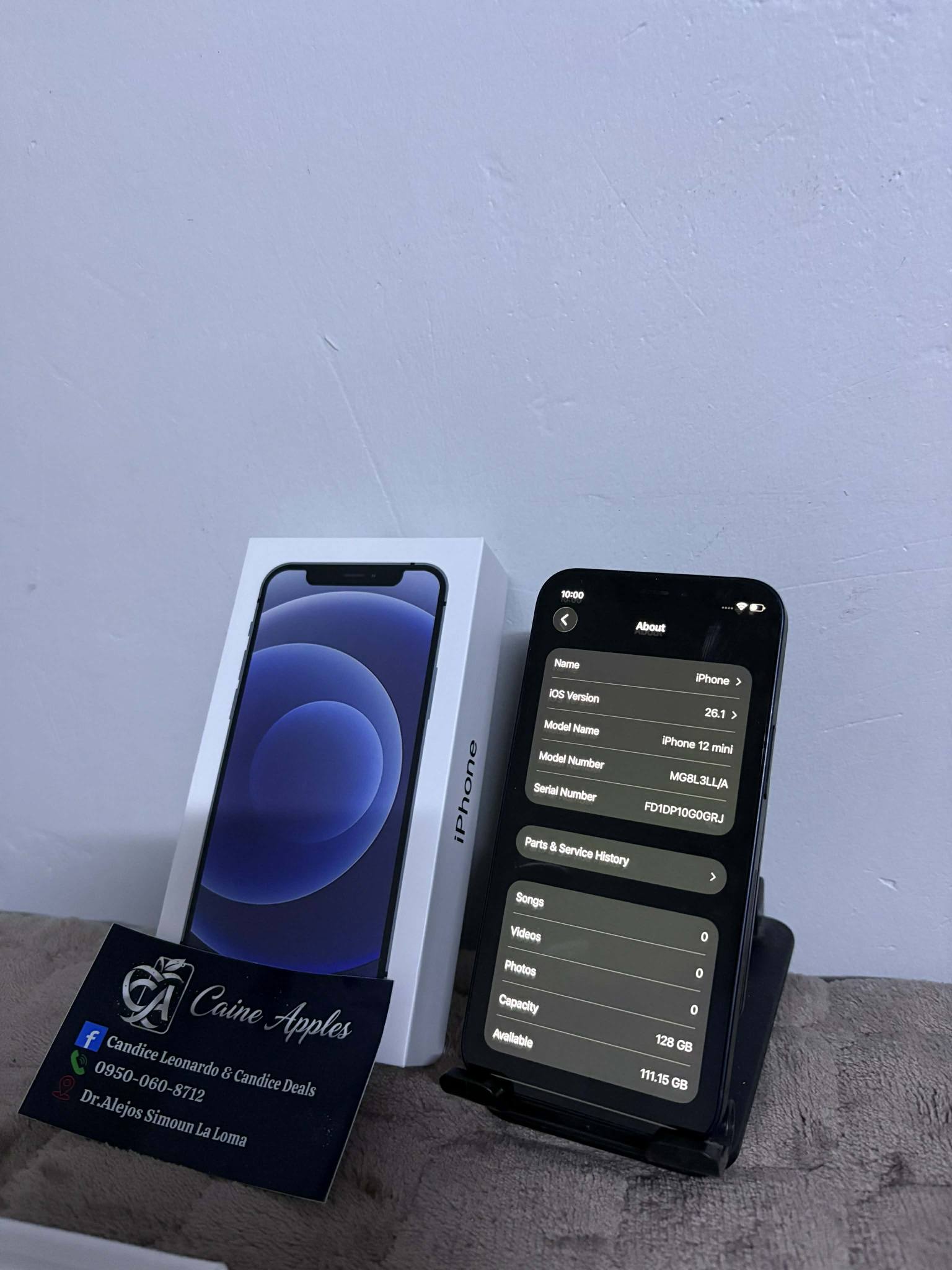 iPhone 12 Mini 128GB Color: Black ? ₱11,700 ➖Any SIM ➖Very 