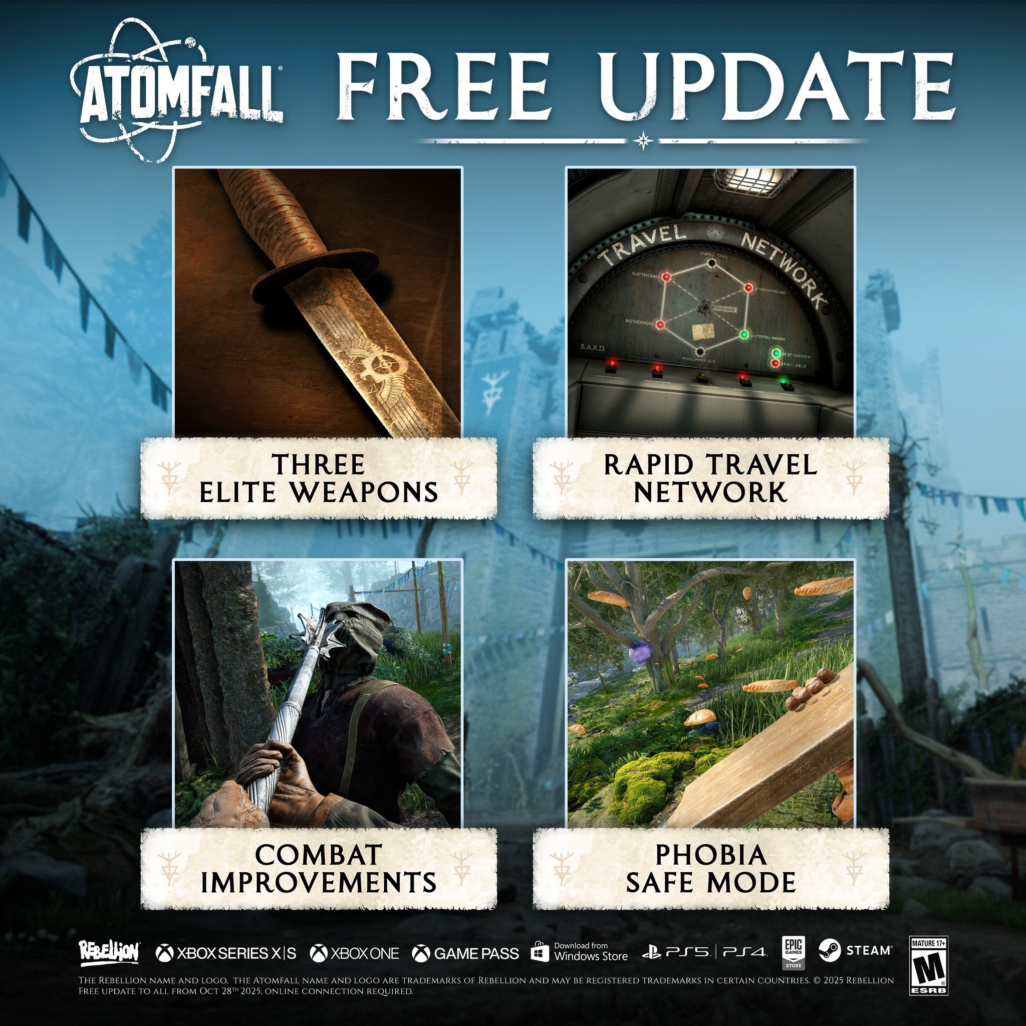 Rebellion - Atomfall's latest update is here! ⚛️ ⚔️ Combat improvements ...
