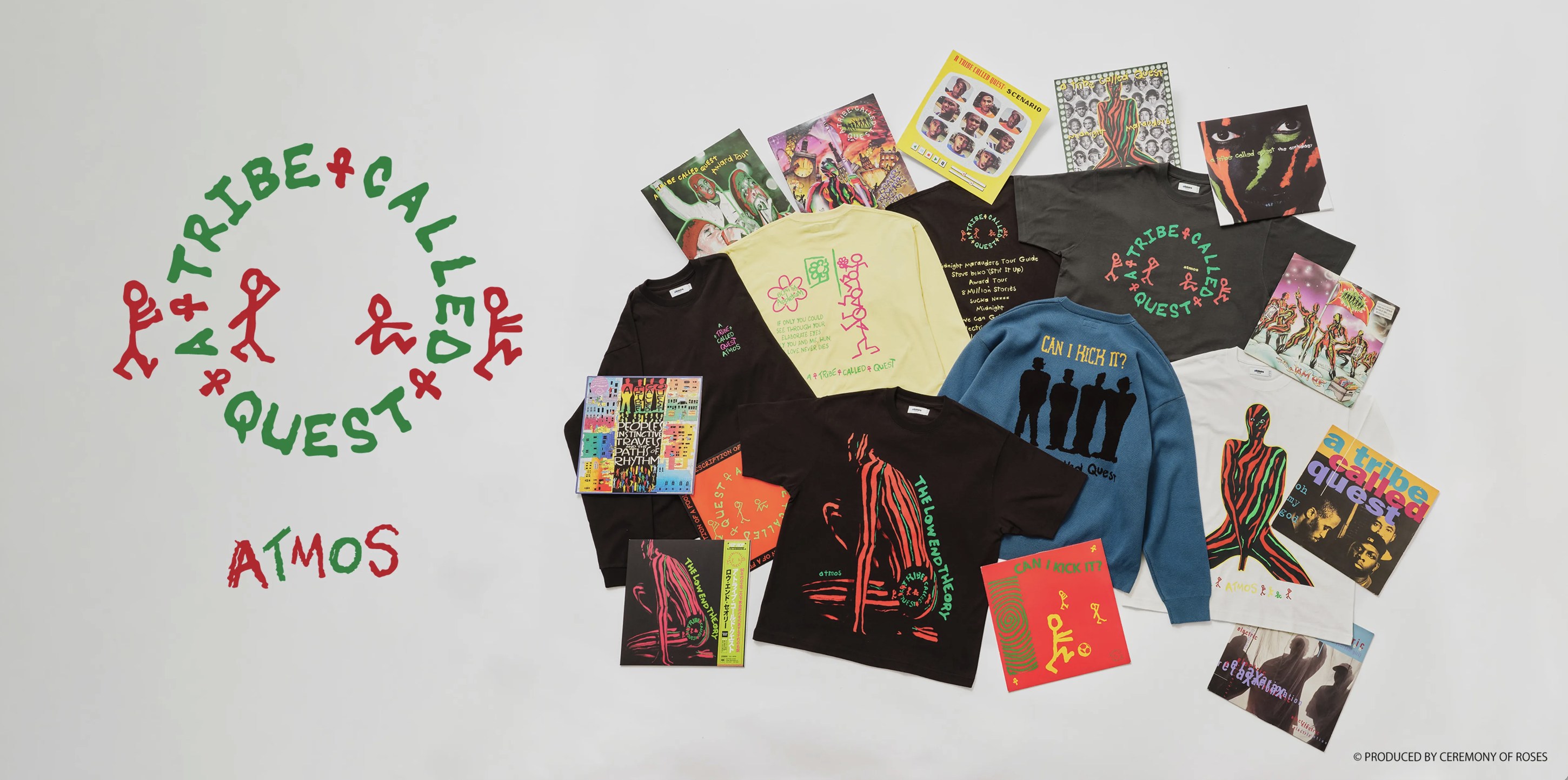 A Tribe Called Quest x atmos 世代を超えて愛され続けるATCQの