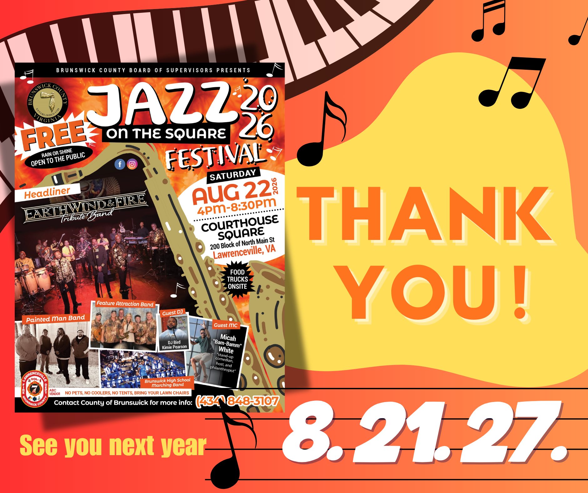 Jazz on the Square | Lawrenceville VA