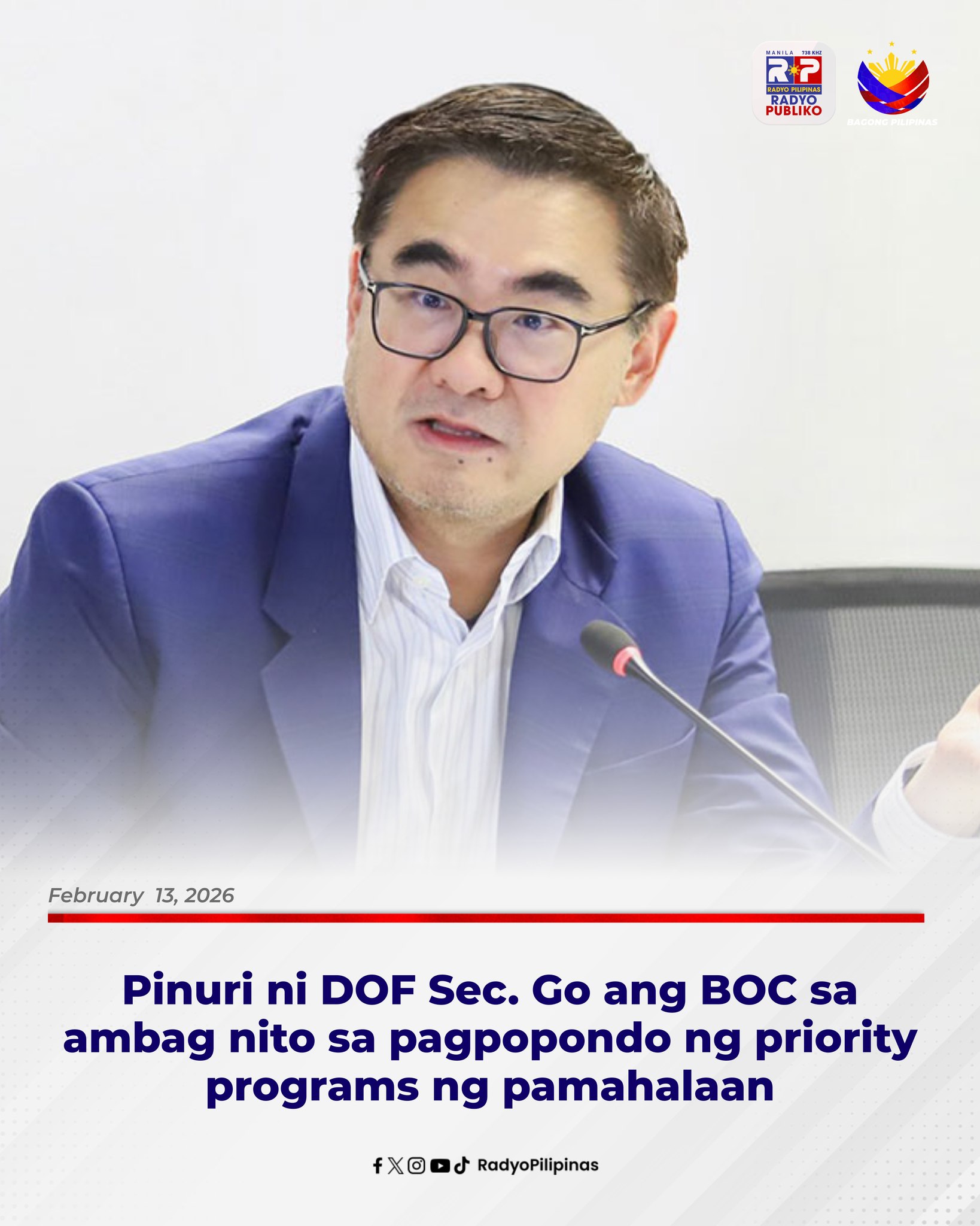 Radyo - 𝐅𝐈𝐍𝐀𝐍𝐂𝐄 𝐒𝐄𝐂.𝐅𝐑𝐄𝐃𝐄𝐑𝐈𝐂𝐊 𝐆𝐎, 𝐏𝐈𝐍𝐔𝐑𝐈 𝐀𝐍𝐆 𝐁𝐎𝐂 𝐒𝐀 𝐀𝐌𝐁𝐀𝐆 𝐍𝐈𝐓𝐎 𝐒𝐀 ...