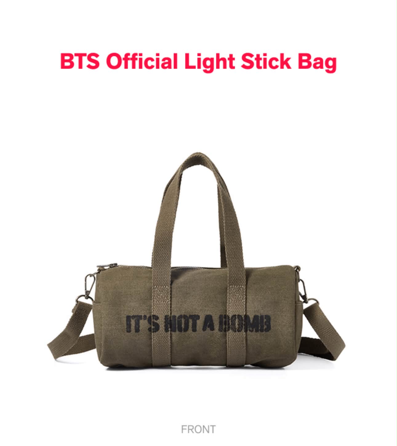 BTS Official Light Stick Bag restock alert - $2599, release date
