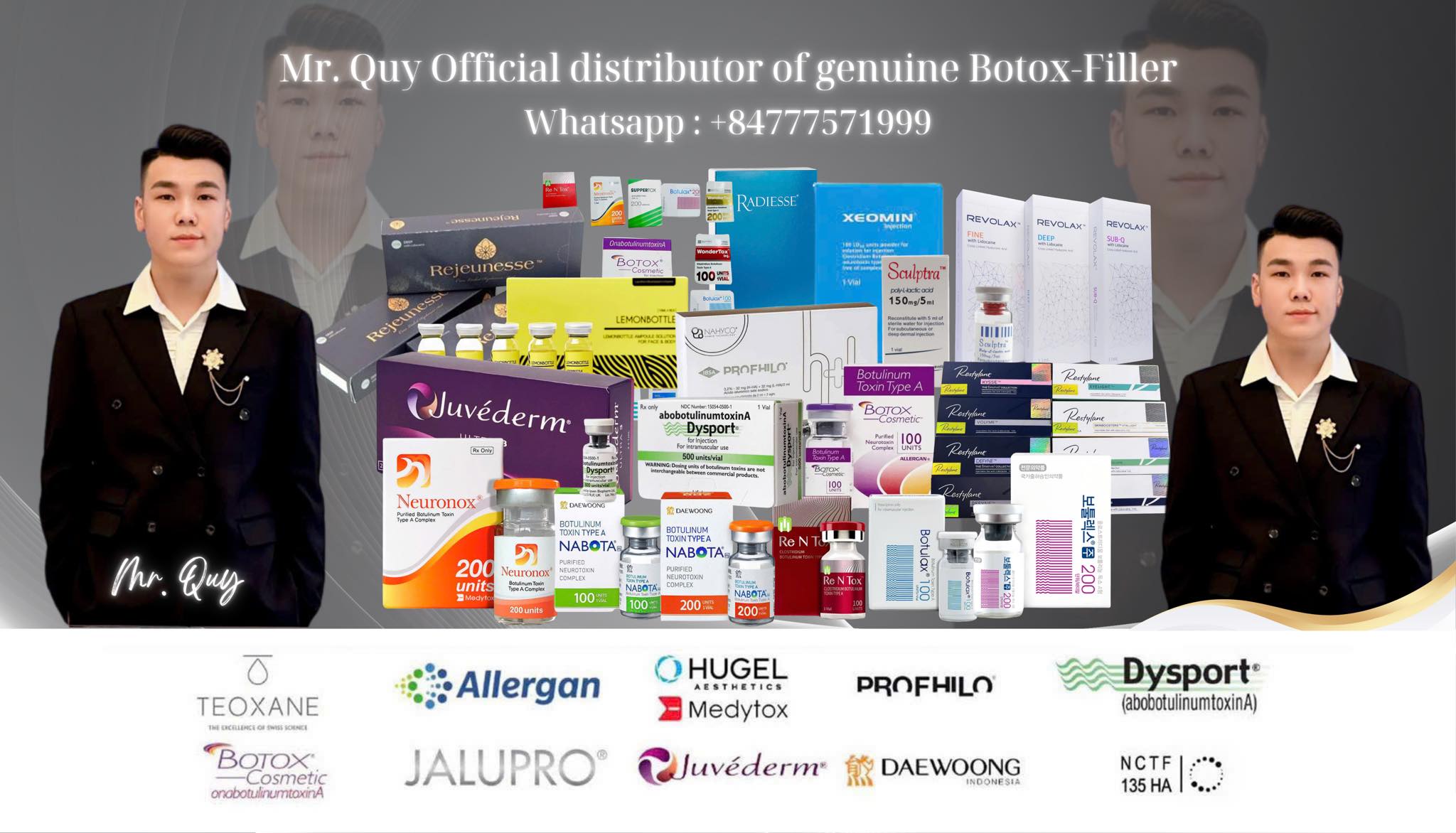 Mr. Quy Distributes Genuine Botox Filler | Hanoi