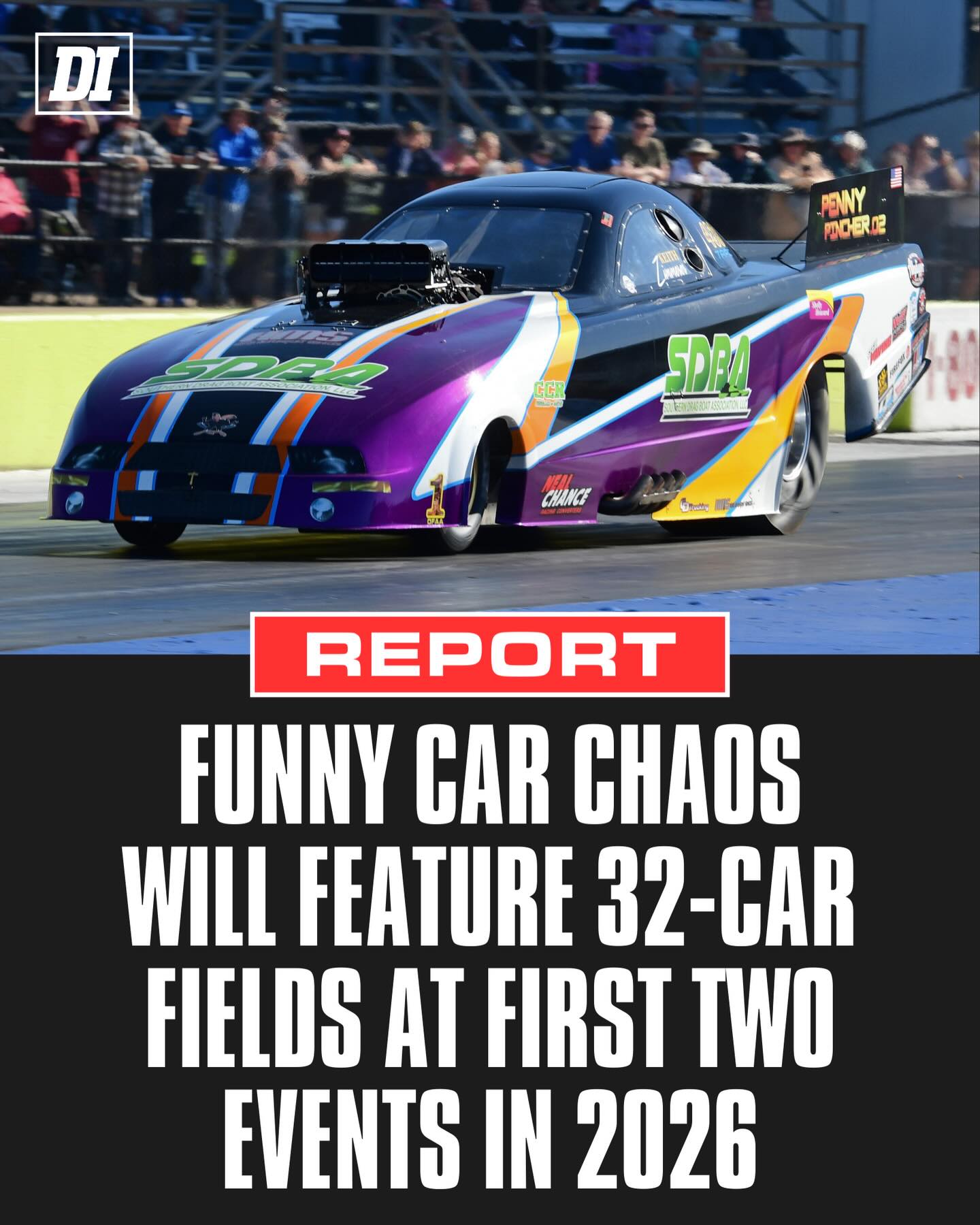 For the first time in series history, Funny Car Chaos is set to