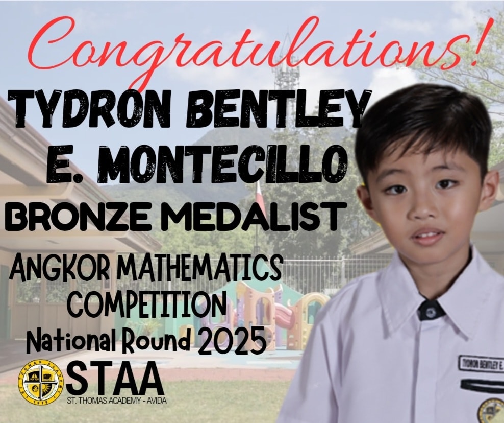 Look who got a bronze... - St. Thomas Academy Avida Campus | Facebook
