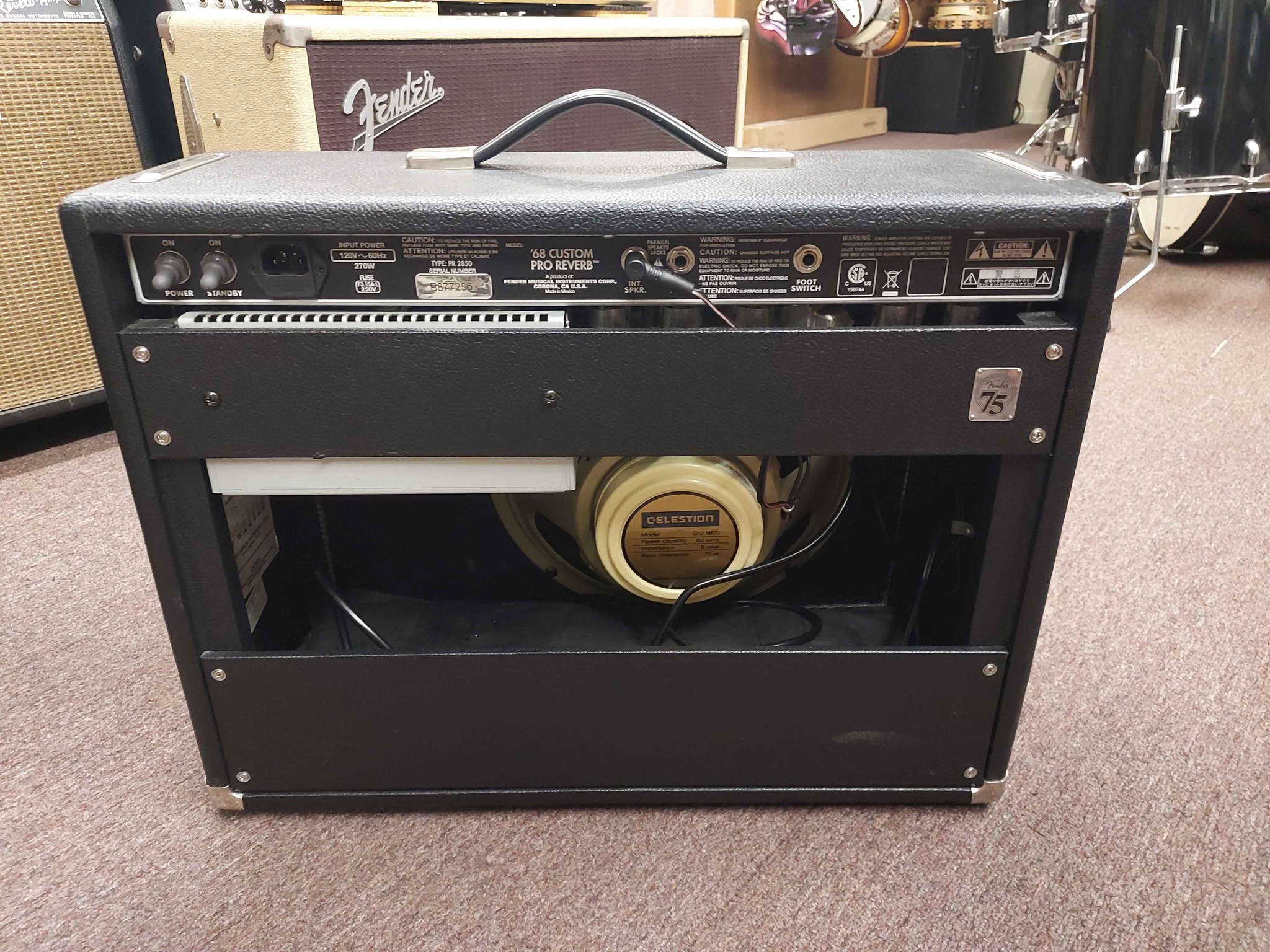 2021 Fender '68 Custom Pro Reverb 1x12 40-watt Tube Combo Amp Mint ...