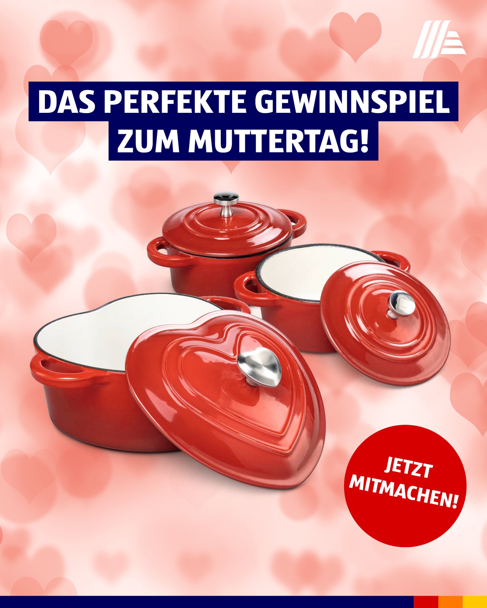 Ein Topf-Set in Herzform. Für die Person, die einfach alles gibt. 🫶 Wir verlosen das gusseiserne CROFTON Herztopf Set. 😍 . Mitmachen: 👉 Uns folgen 💬 In die Kommentare: Was kochst du