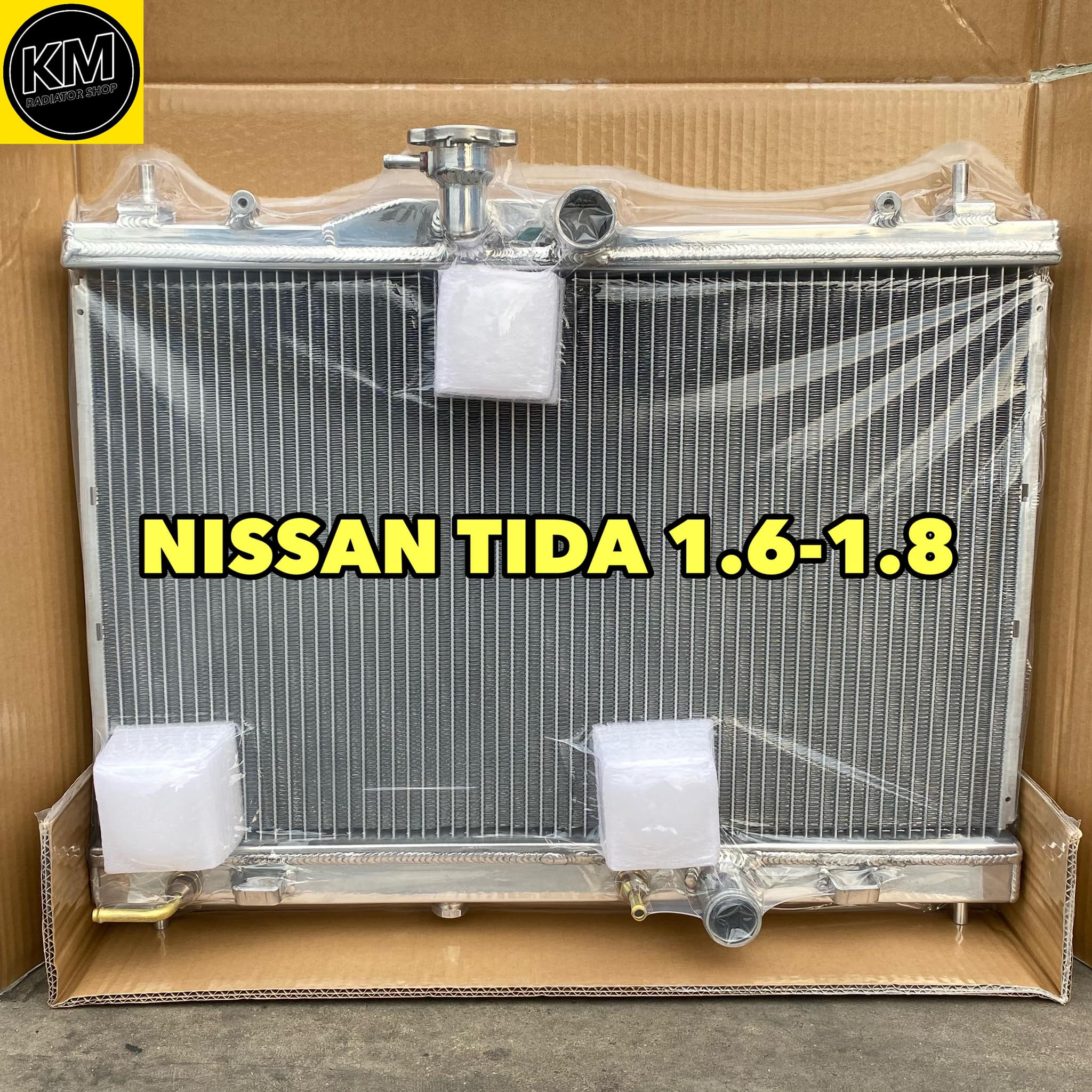 NISSAN TIDA 1.6-1.8 cc.... - หม้อน้ำอลูมิเนียม KM SHOP